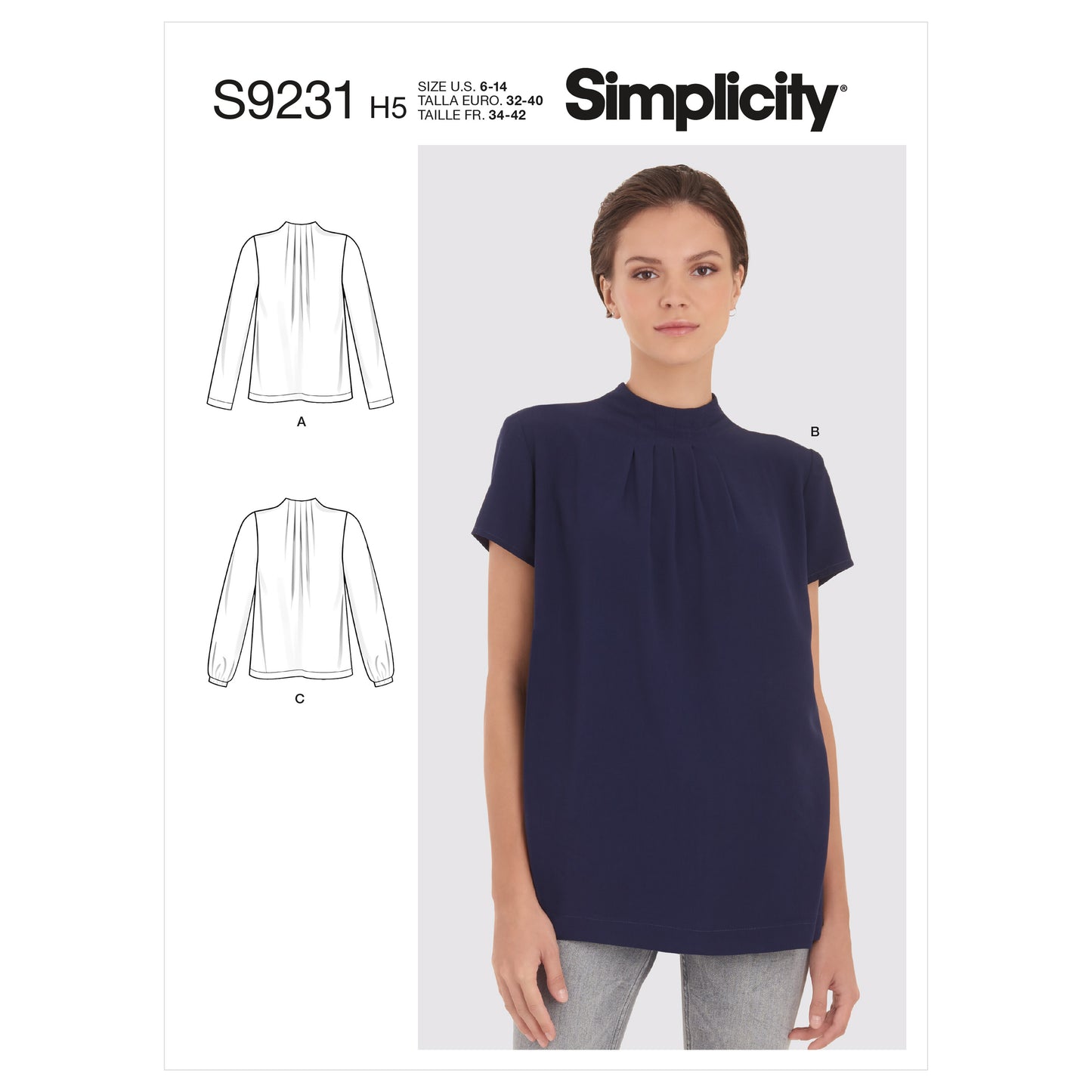Symønster Simplicity 9231 - Bluse Topp - Dame | Bilde 4