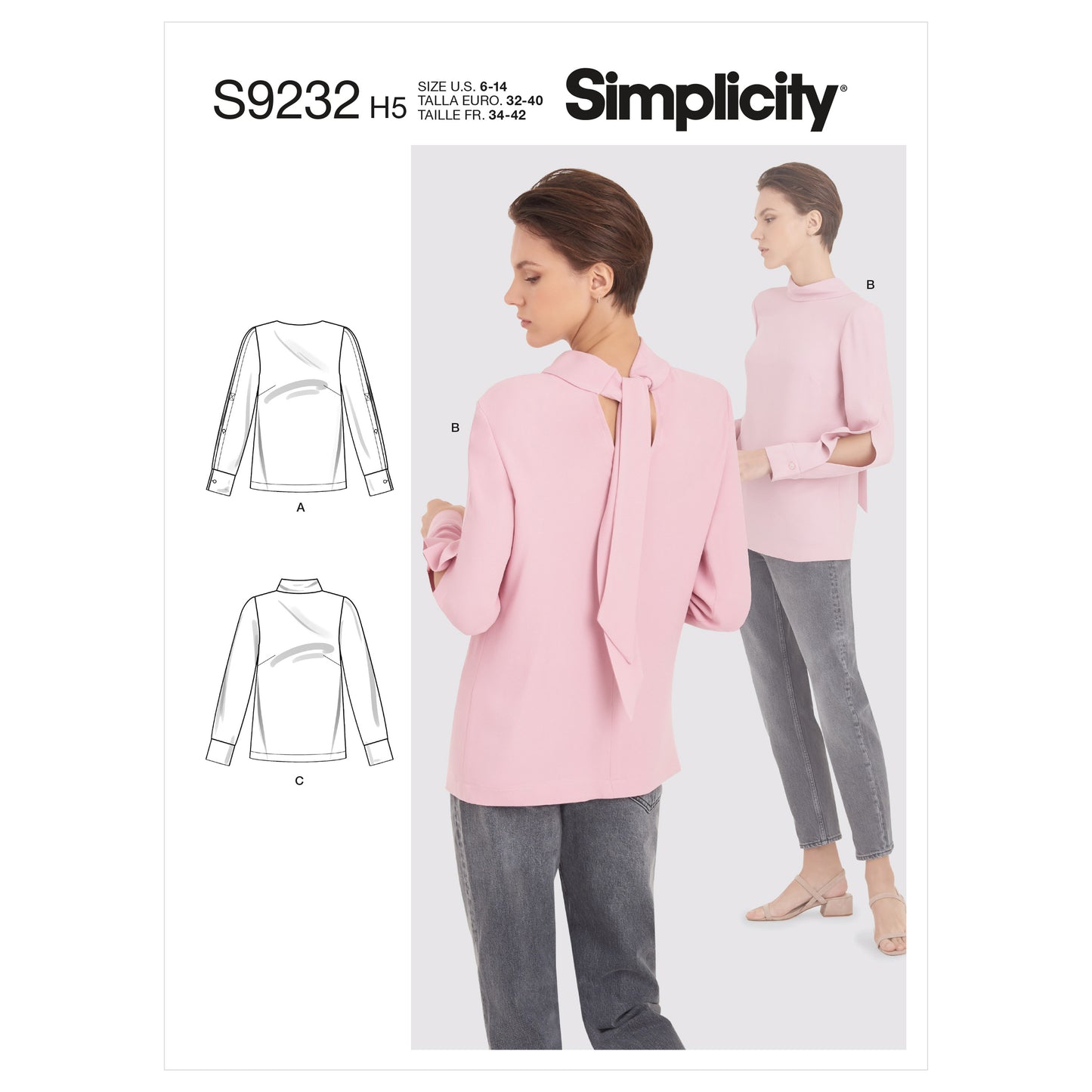 Symønster Simplicity 9232 - Bluse - Dame | Bilde 4