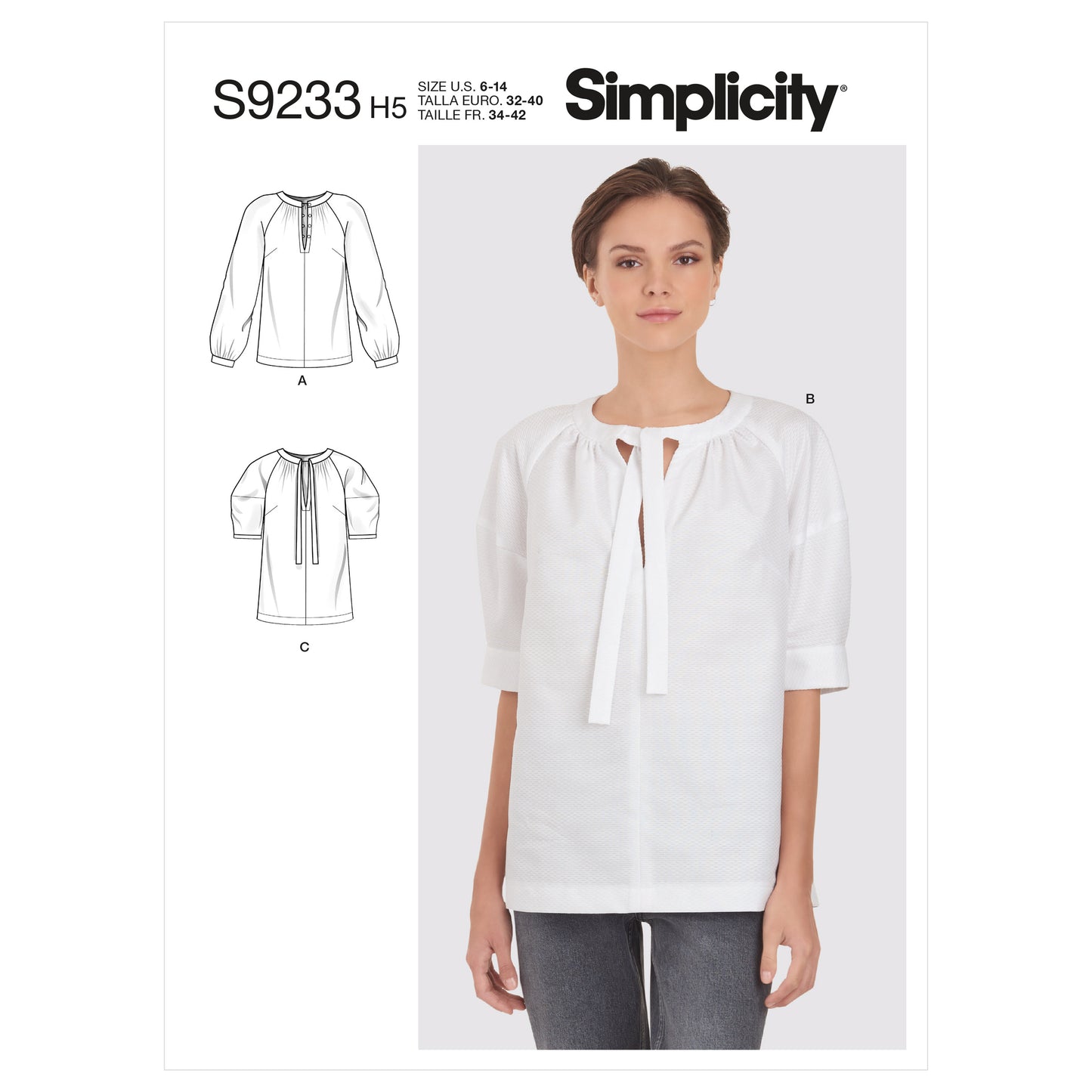 Symønster Simplicity 9233 - Topp Bluse - Dame | Bilde 4