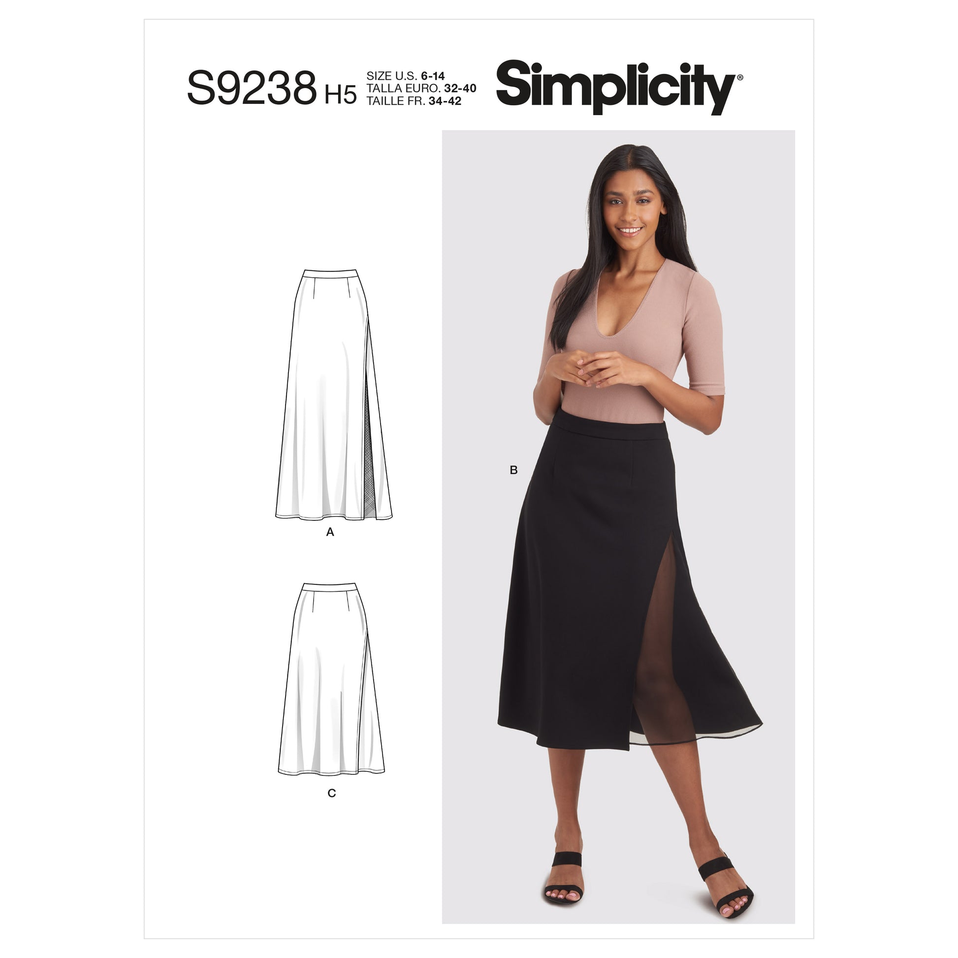 Symønster Simplicity 9238 - Skjørt - Dame | Bilde 3