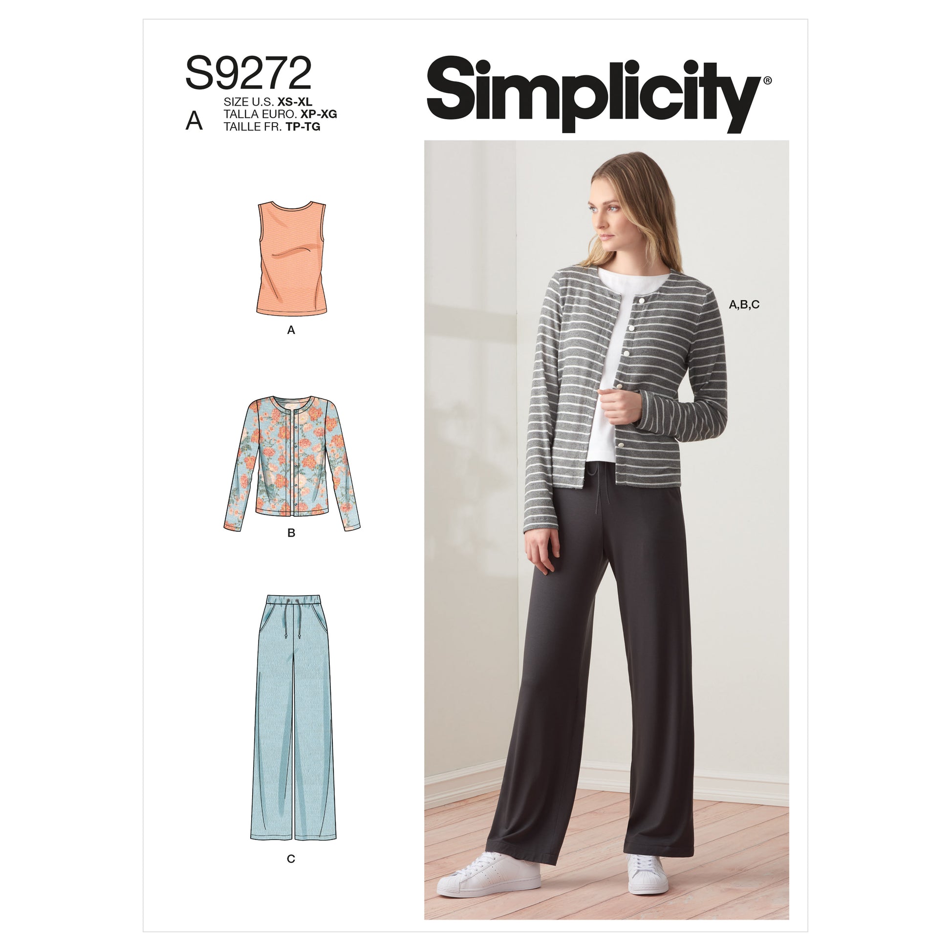 Symønster Simplicity 9272 - Topp Bukse Jakke - Dame | Bilde 6