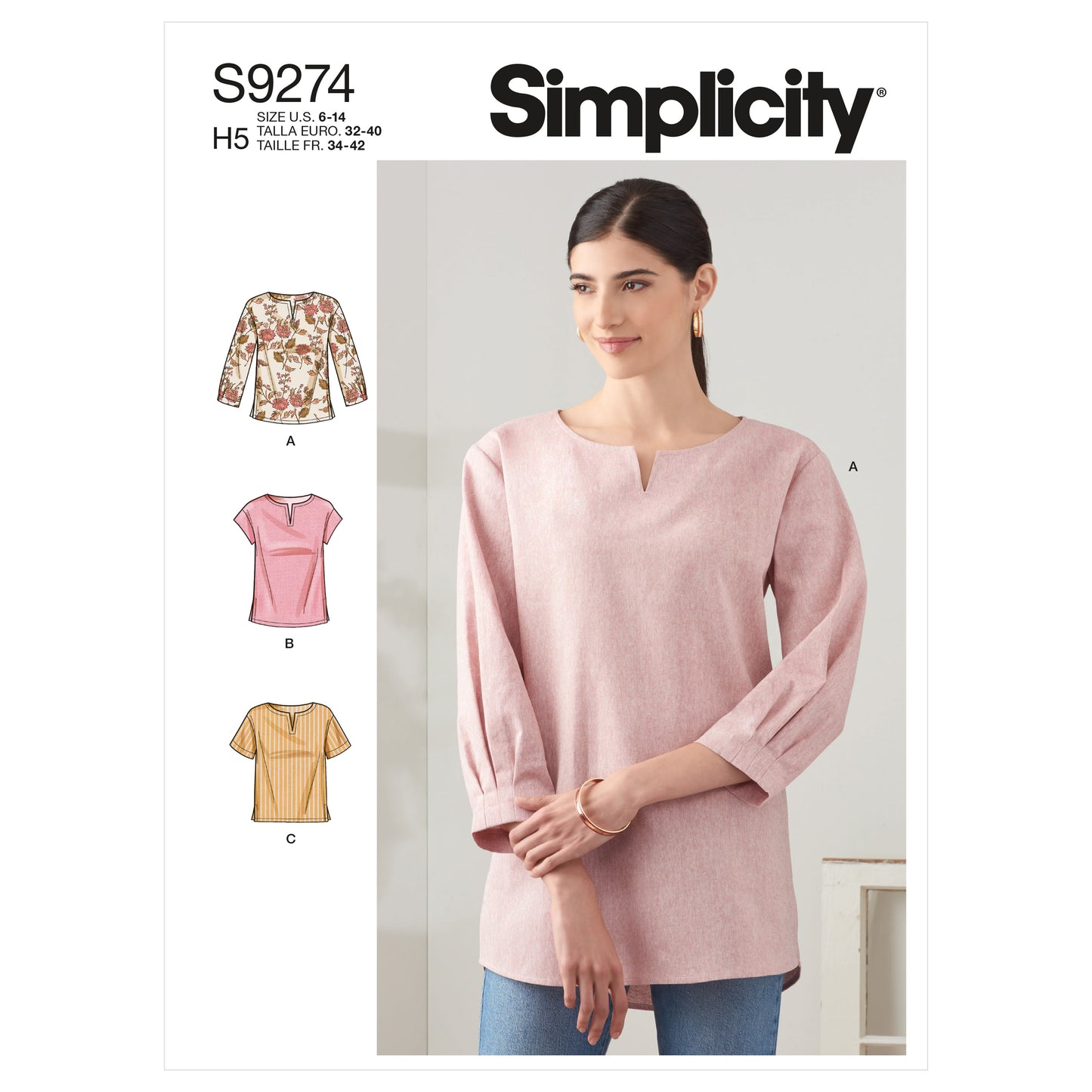 Symønster Simplicity 9274 - Topp Bluse - Dame | Bilde 6