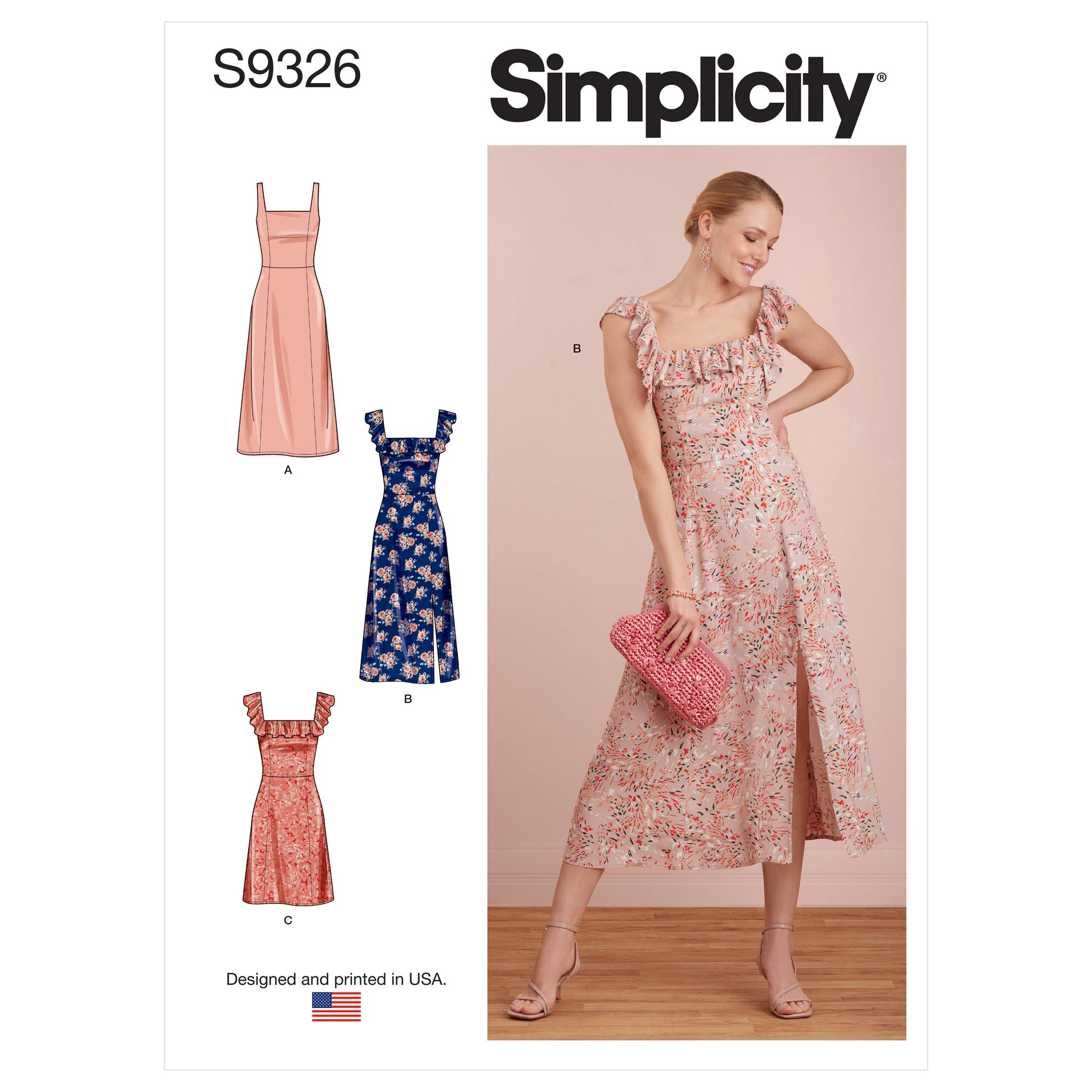 Symønster Simplicity 9326 - Kjole - Dame | Bilde 7