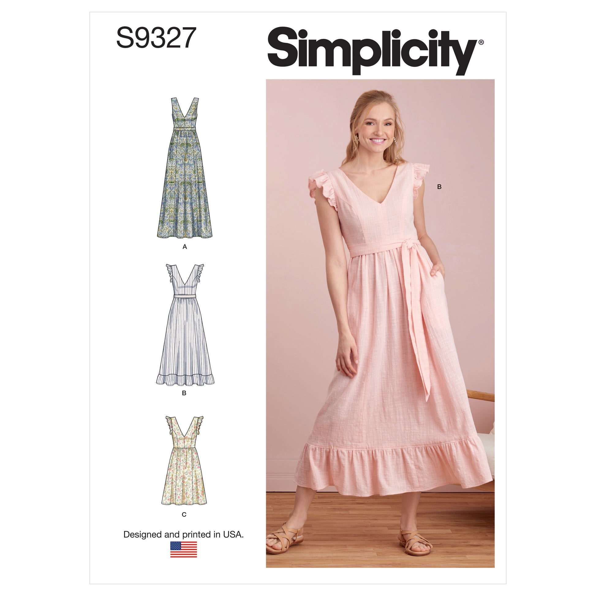 Symønster Simplicity 9327 - Kjole - Dame | Bilde 7