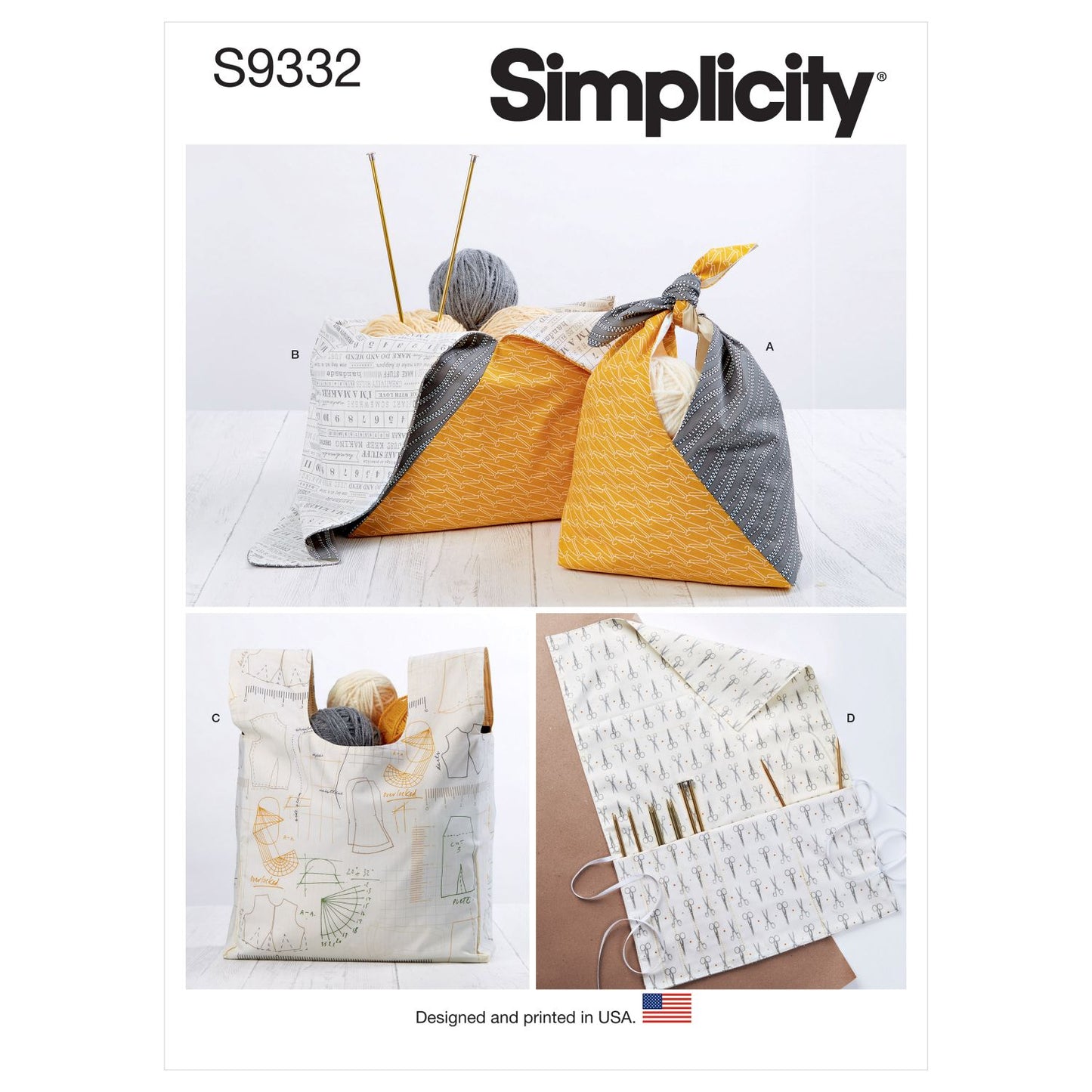 Symønster Simplicity 9332 - Veske | Bilde 5