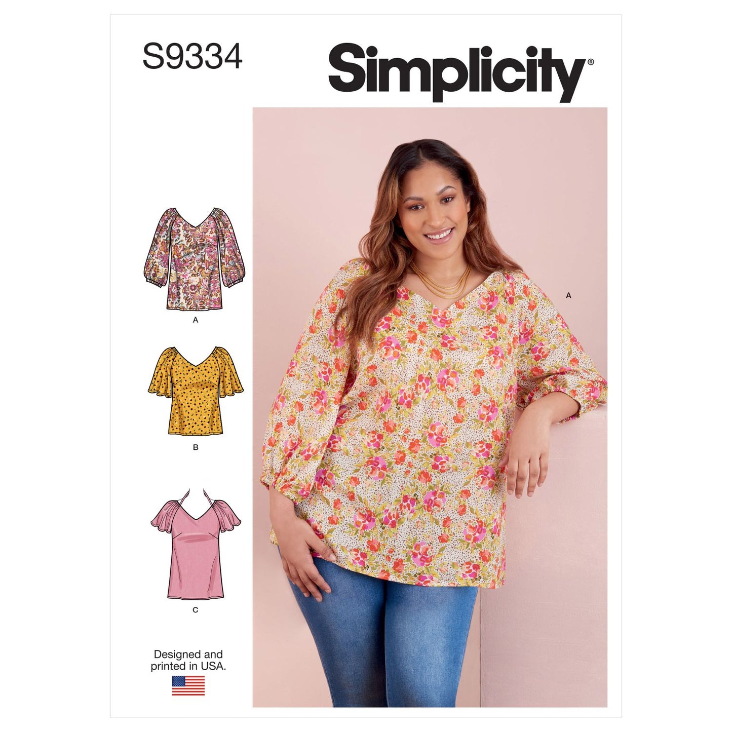 Symønster Simplicity 9334 - Bluse - Dame | Bilde 8