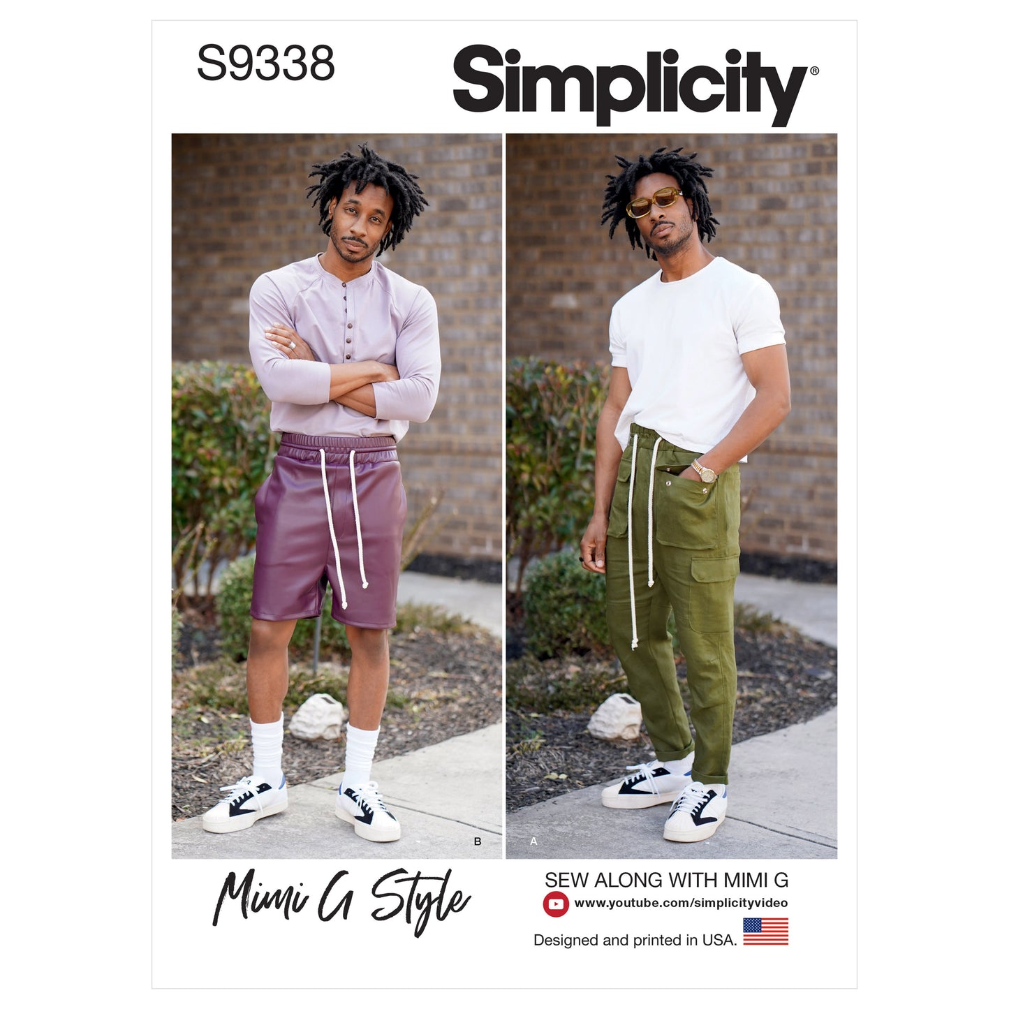 Symønster Simplicity 9338 - Bukse Shorts - Herre | Bilde 6