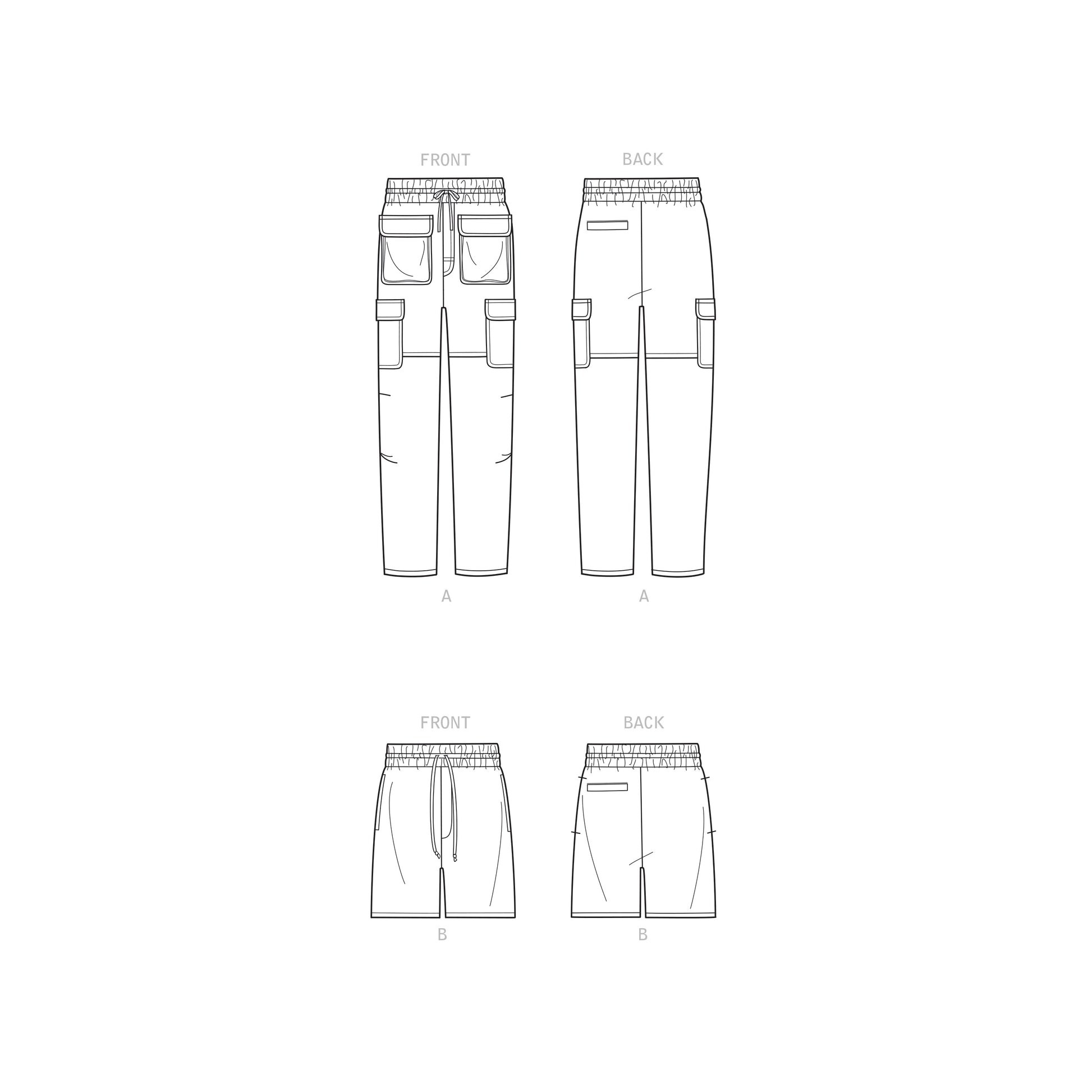 Symønster Simplicity 9338 - Bukse Shorts - Herre | Bilde 7