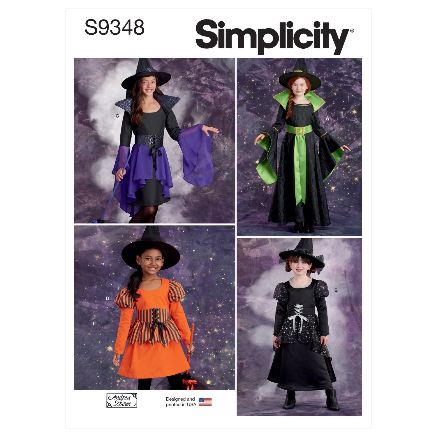 Symønster Simplicity 9348 - Kostyme - Jente - Karneval | Bilde 8