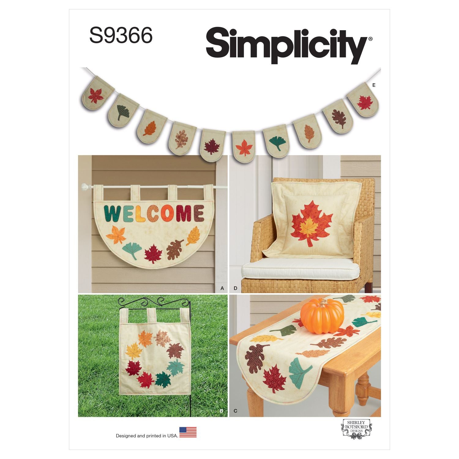 Symønster Simplicity 9366 - Hjemmedekorasjon | Bilde 7