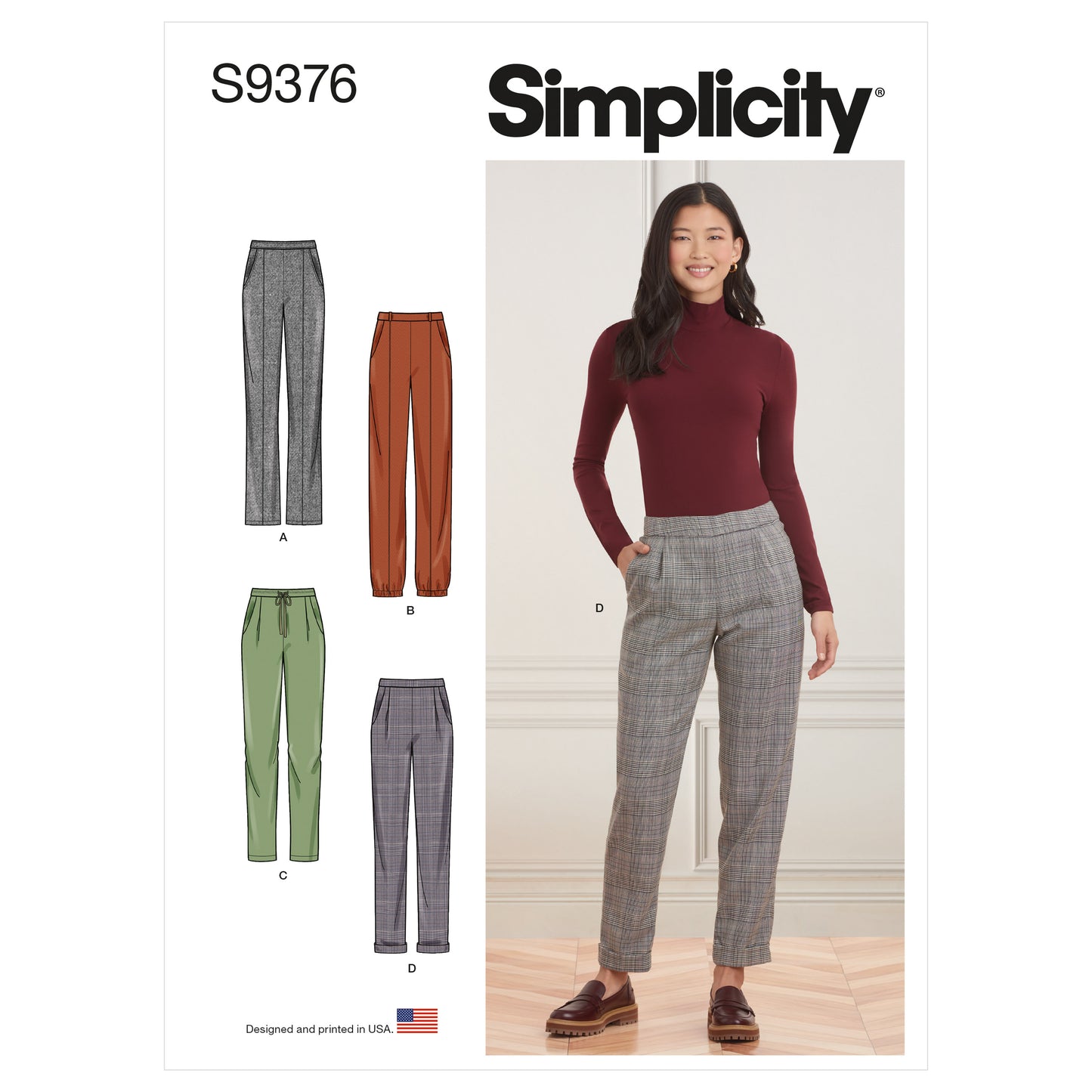 Symønster Simplicity 9376 - Bukse - Dame | Bilde 8