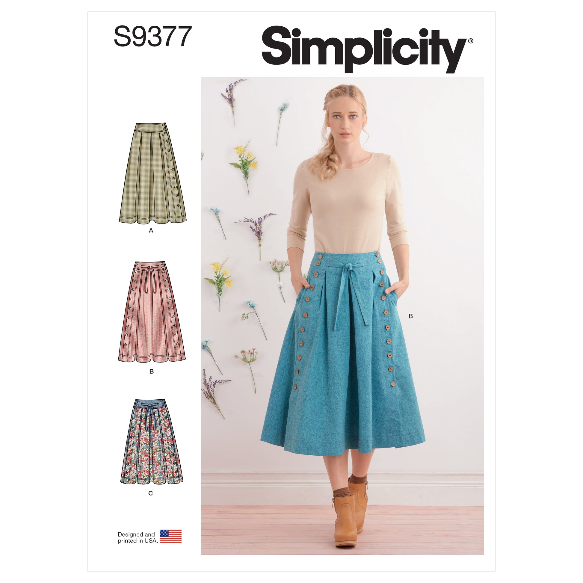 Symønster Simplicity 9377 - Skjørt - Dame | Bilde 7