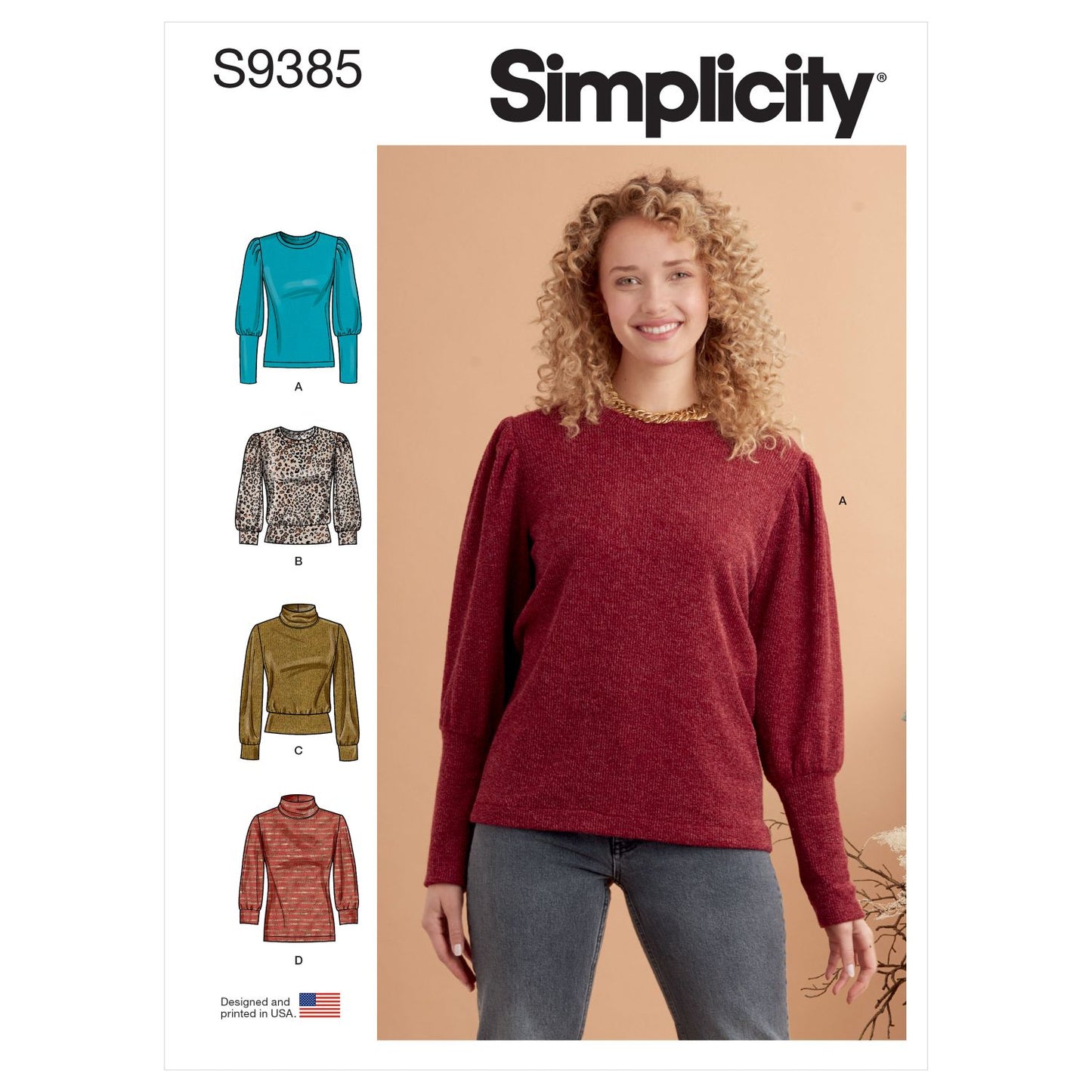 Symønster Simplicity 9385 - Genser - Dame | Bilde 8