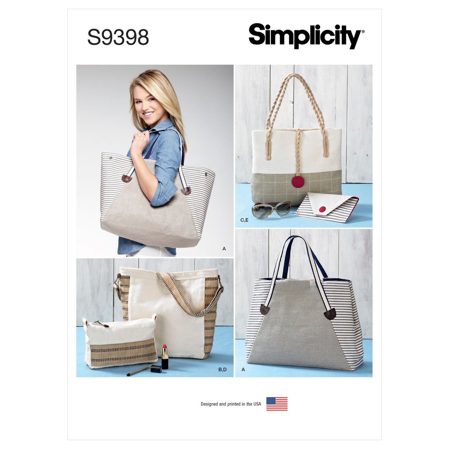 Symønster Simplicity 9398 - Veske | Bilde 5