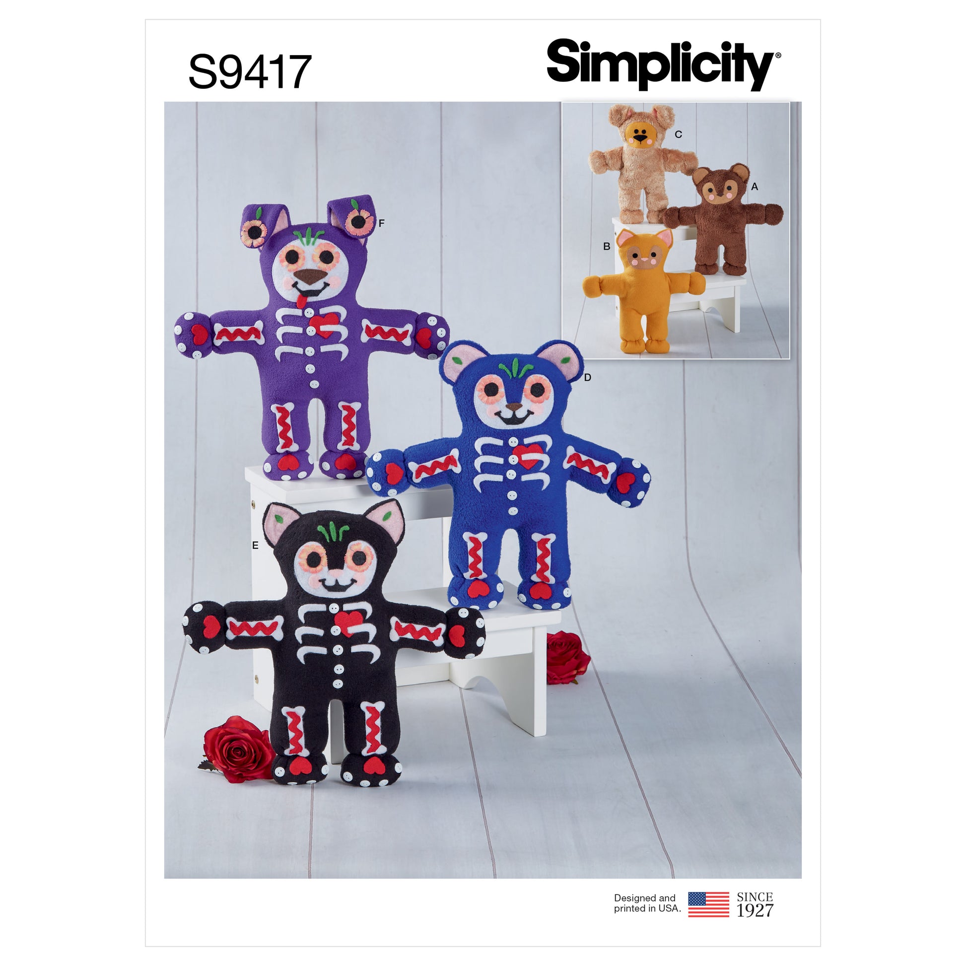 Symønster Simplicity 9417 - Kosedyr | Bilde 4