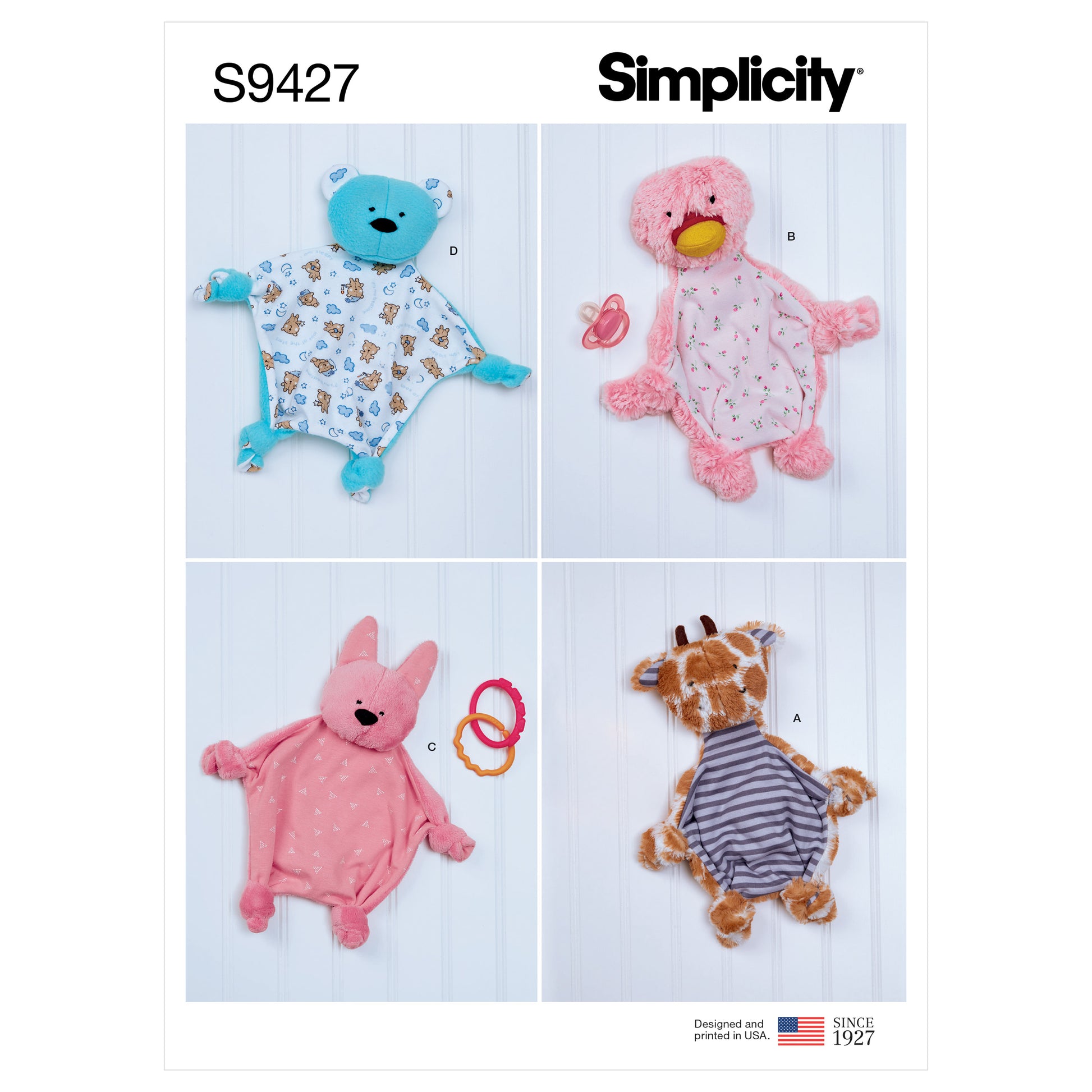 Symønster Simplicity 9427 - Baby - Teppe Kosedyr | Bilde 6