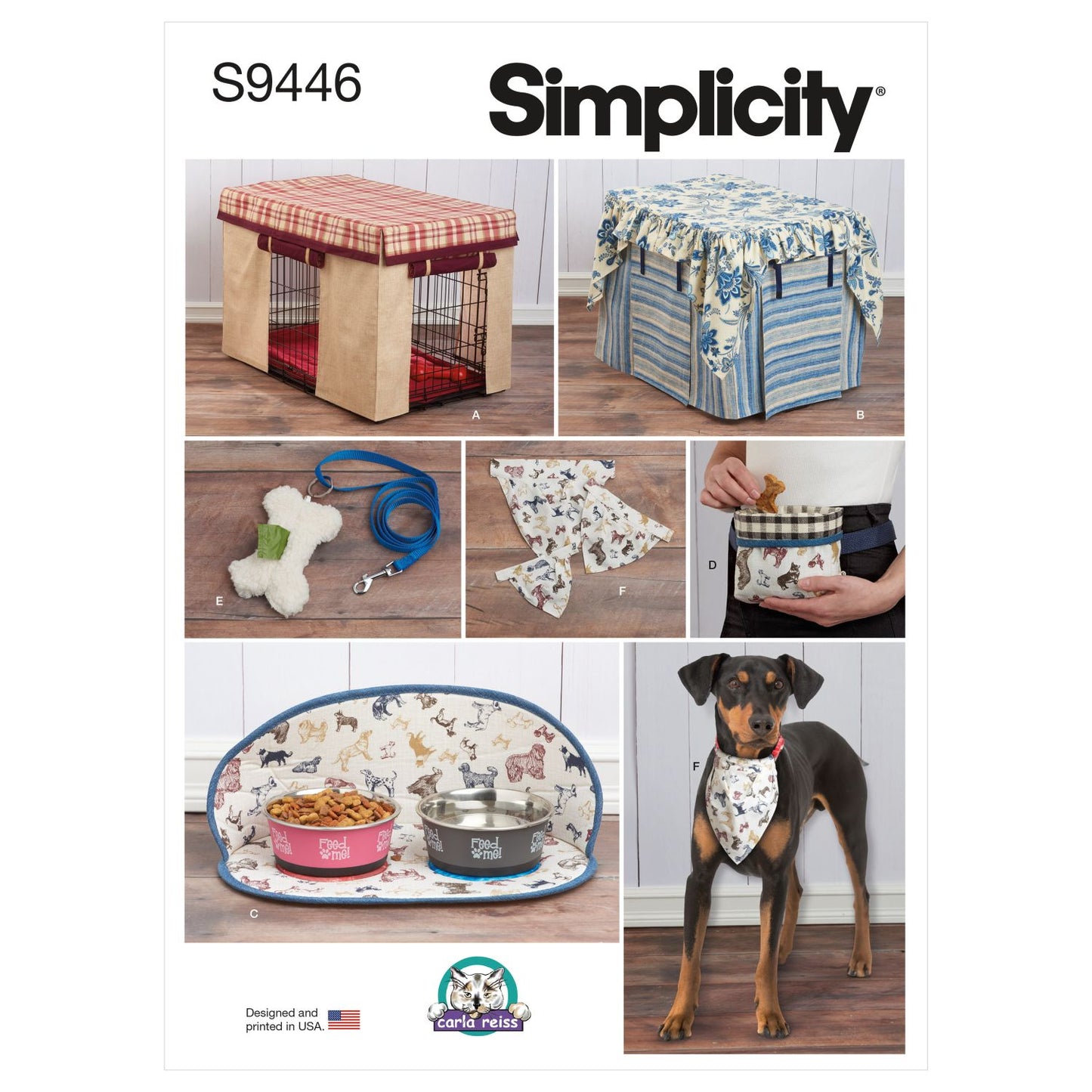 Symønster Simplicity 9446 - Hjemmedekorasjon Hundeklær | Bilde 8