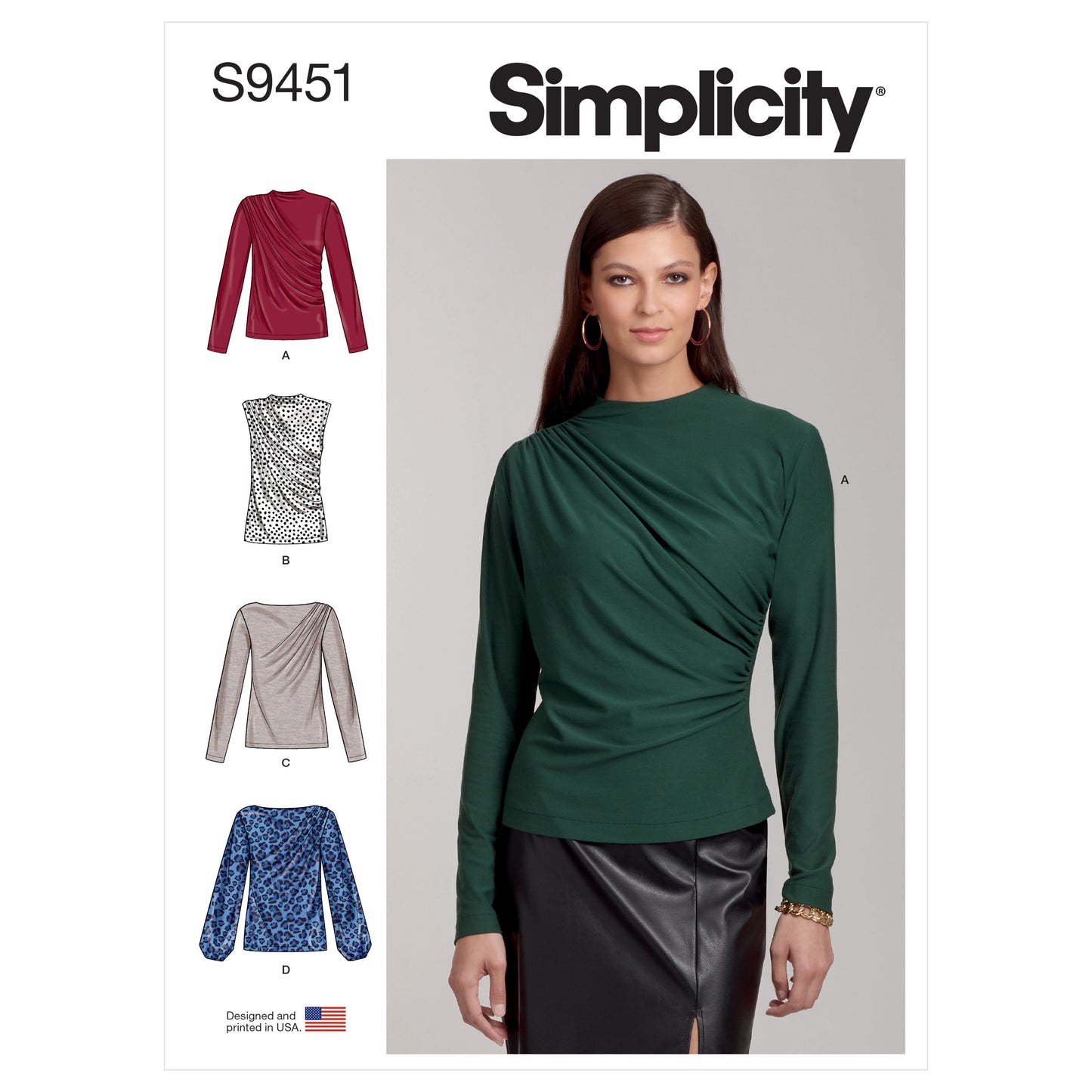Symønster Simplicity 9451 - Topp - Dame | Bilde 8