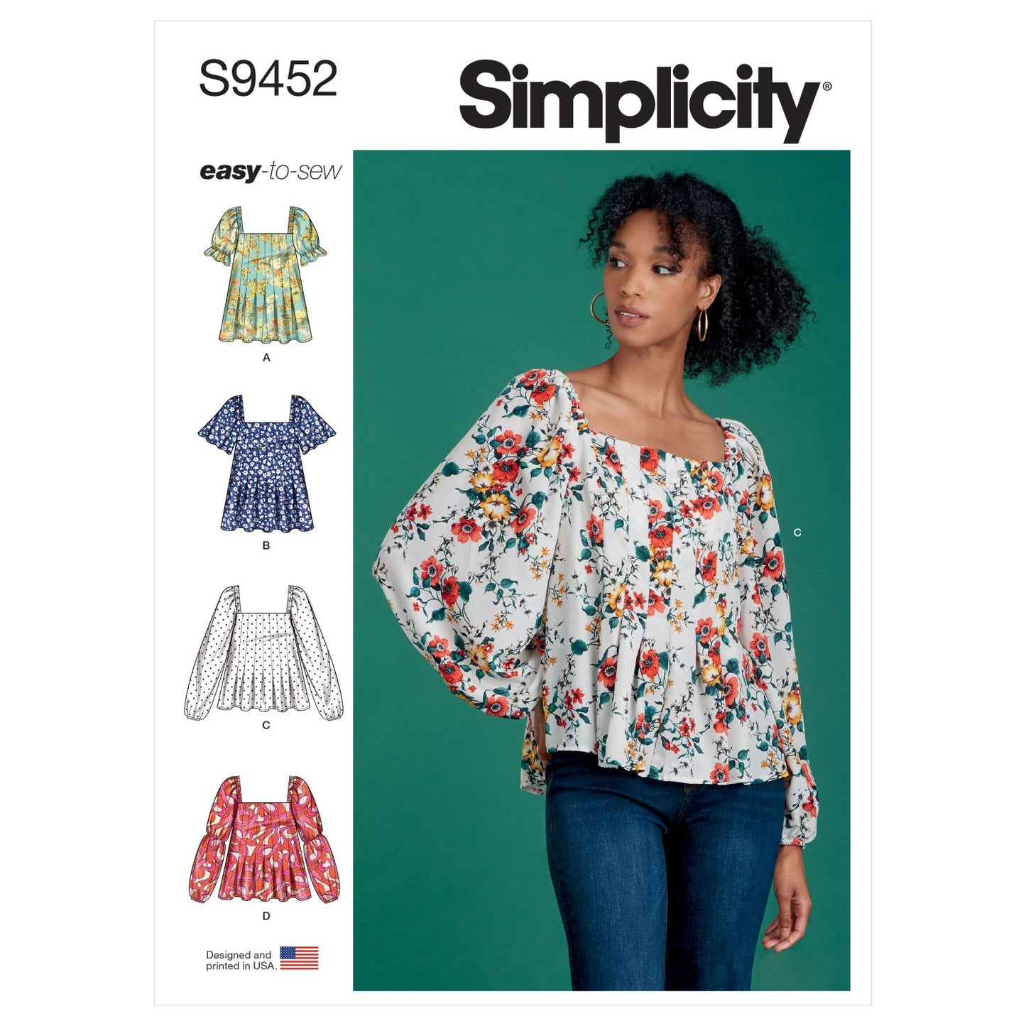 Symønster Simplicity 9452 - Bluse - Dame | Bilde 8