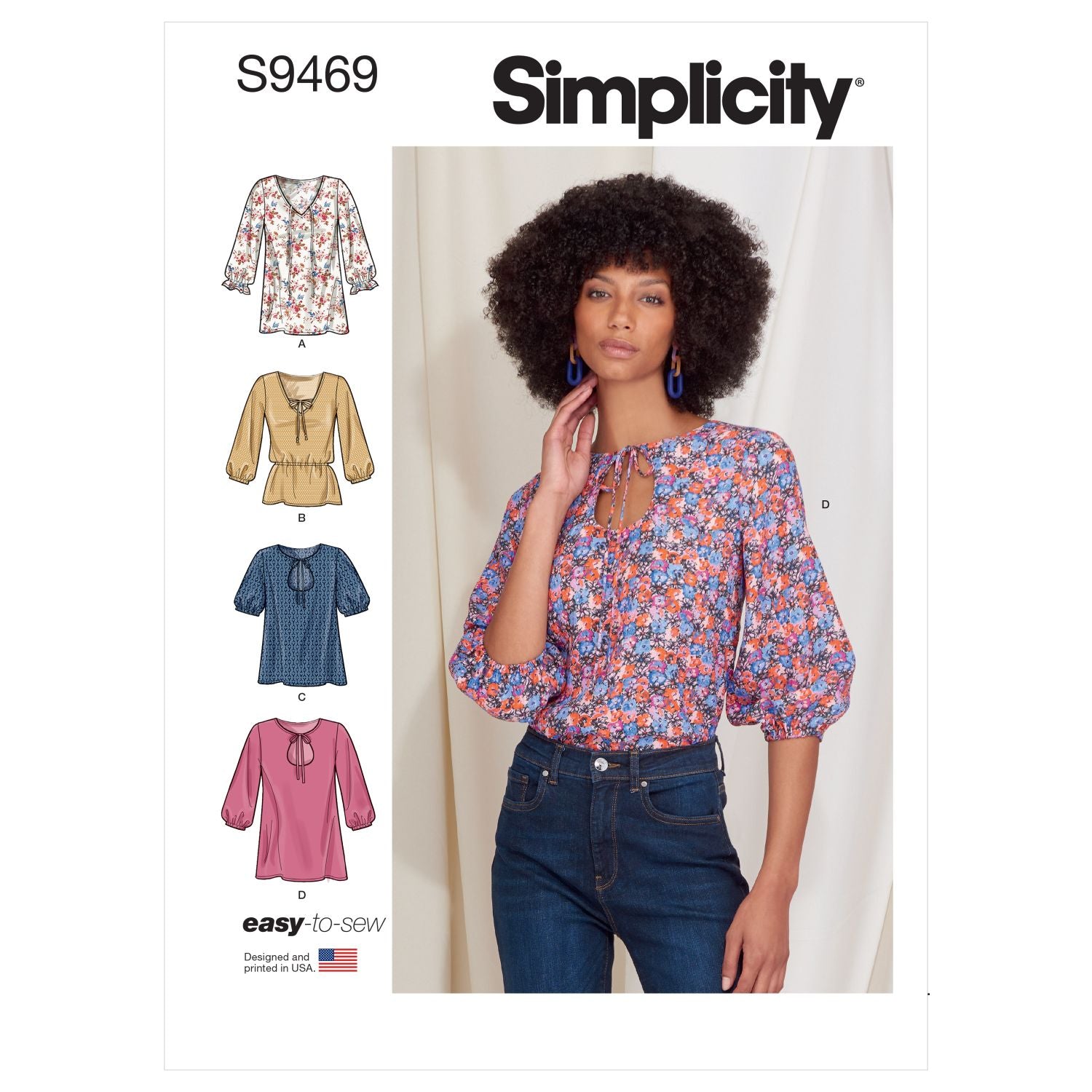 Symønster Simplicity 9469 - Genser Bluse - Dame | Bilde 10