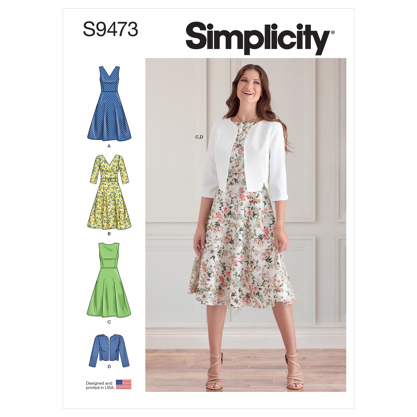 Symønster Simplicity 9473 - Kjole Jakke - Dame | Bilde 10