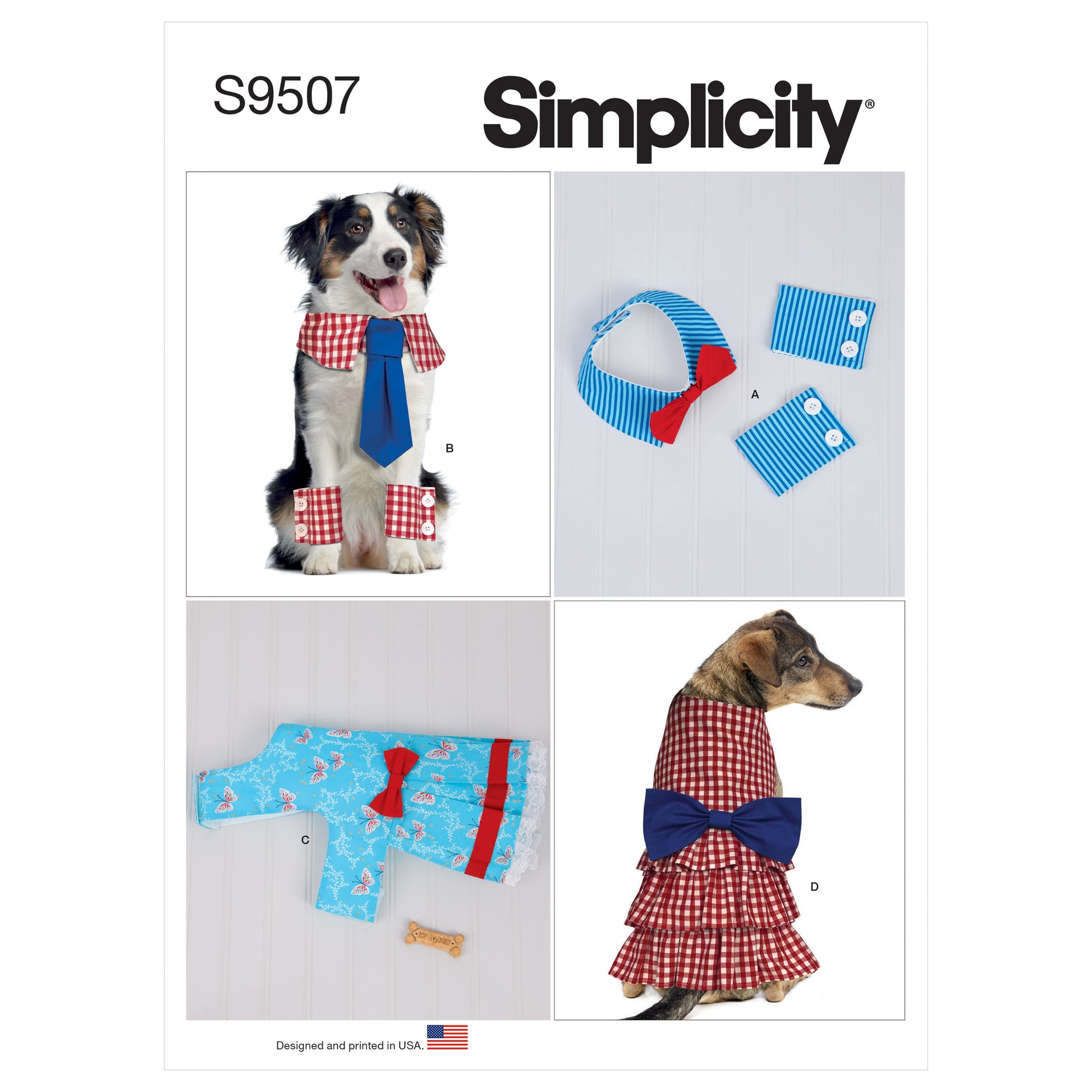 Symønster Simplicity 9507 - Hundeklær | Bilde 6