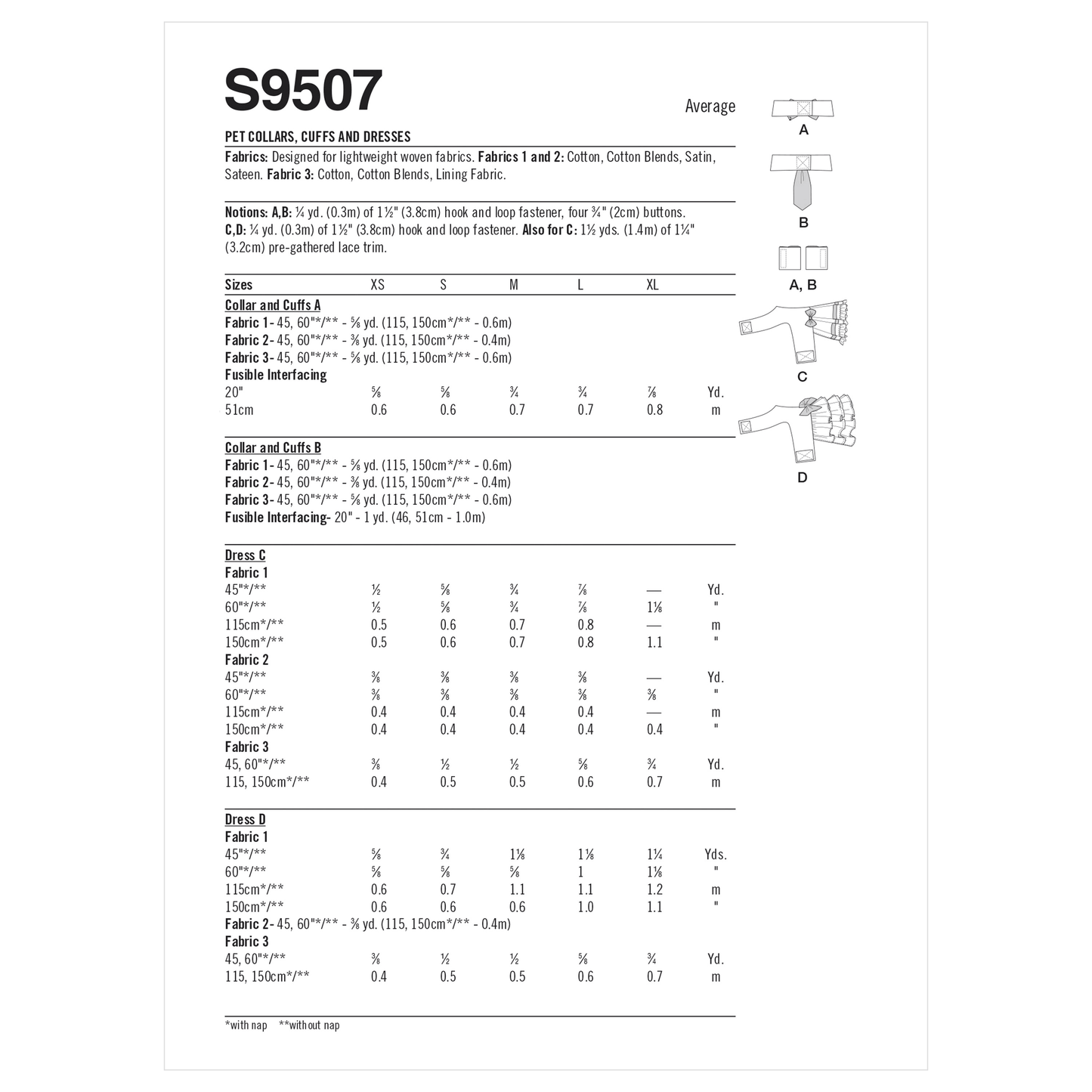 Symønster Simplicity 9507 - Hundeklær | Bilde 7