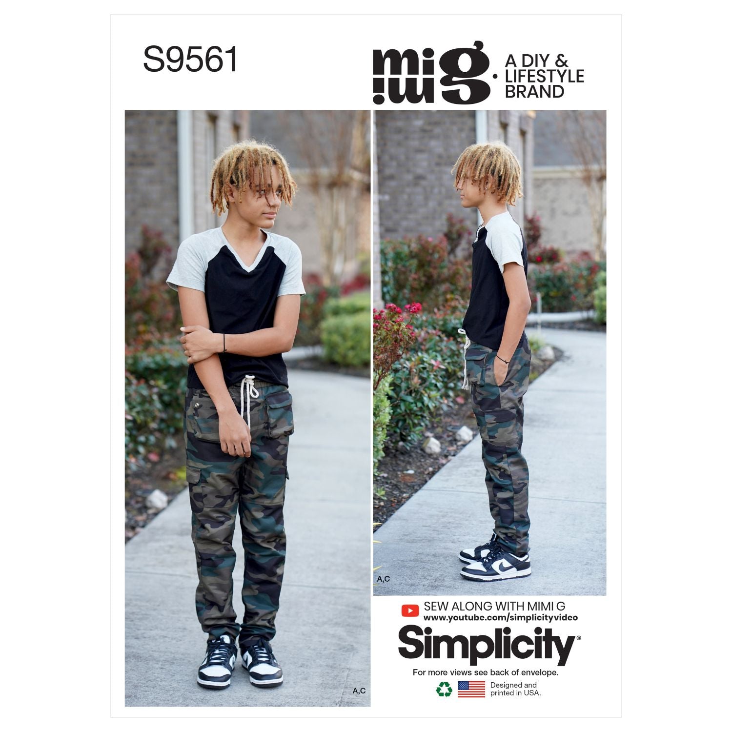 Symønster Simplicity 9561 - Bukse Shorts Genser - Gutt | Bilde 5