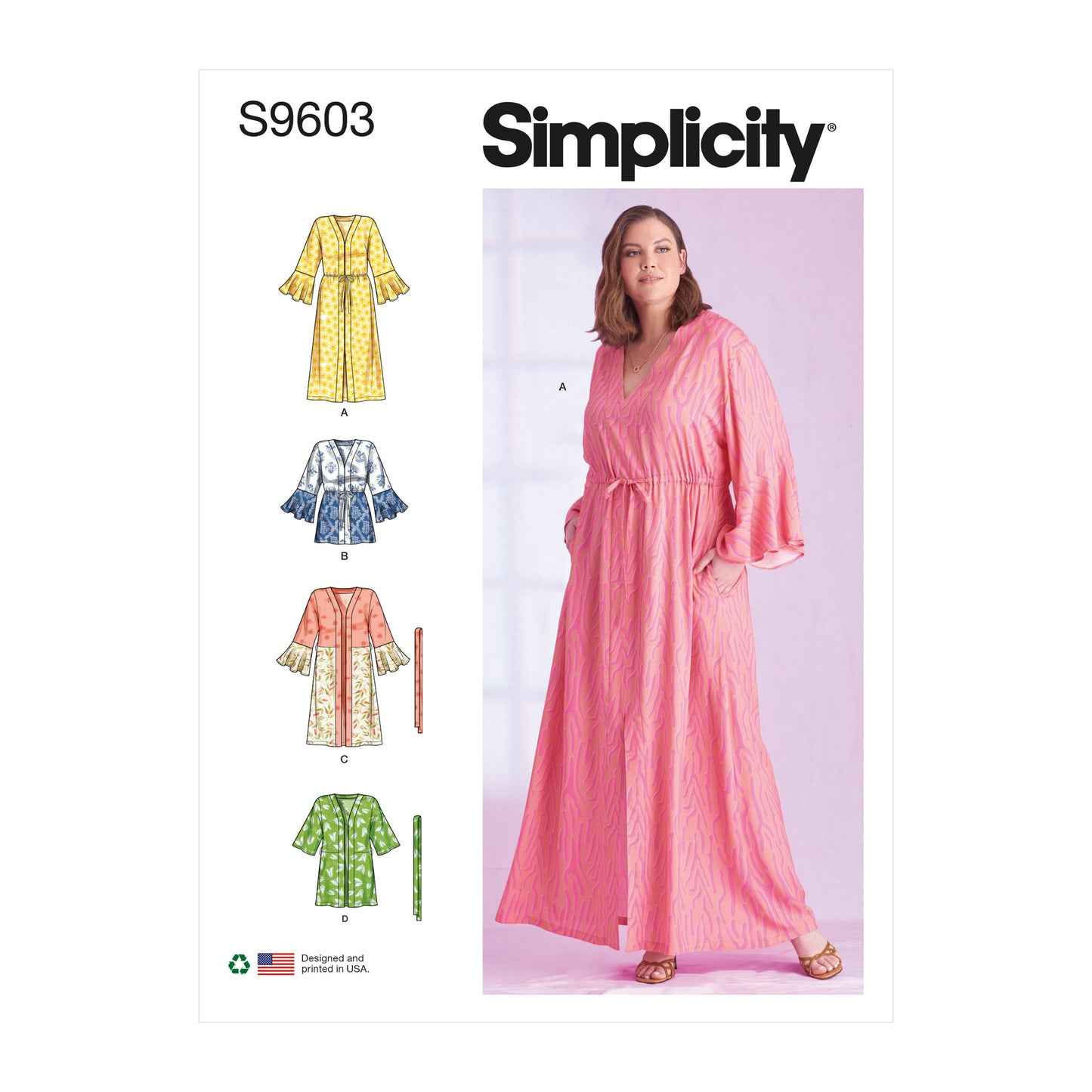 Symønster Simplicity 9603 - Kjole Tunika - Dame | Bilde 6