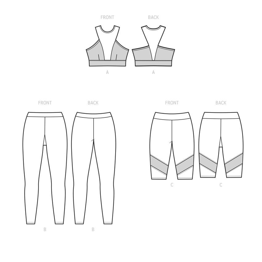 Symønster Simplicity 9620 - Shorts - Dame - Hatt - Sport | Bilde 5