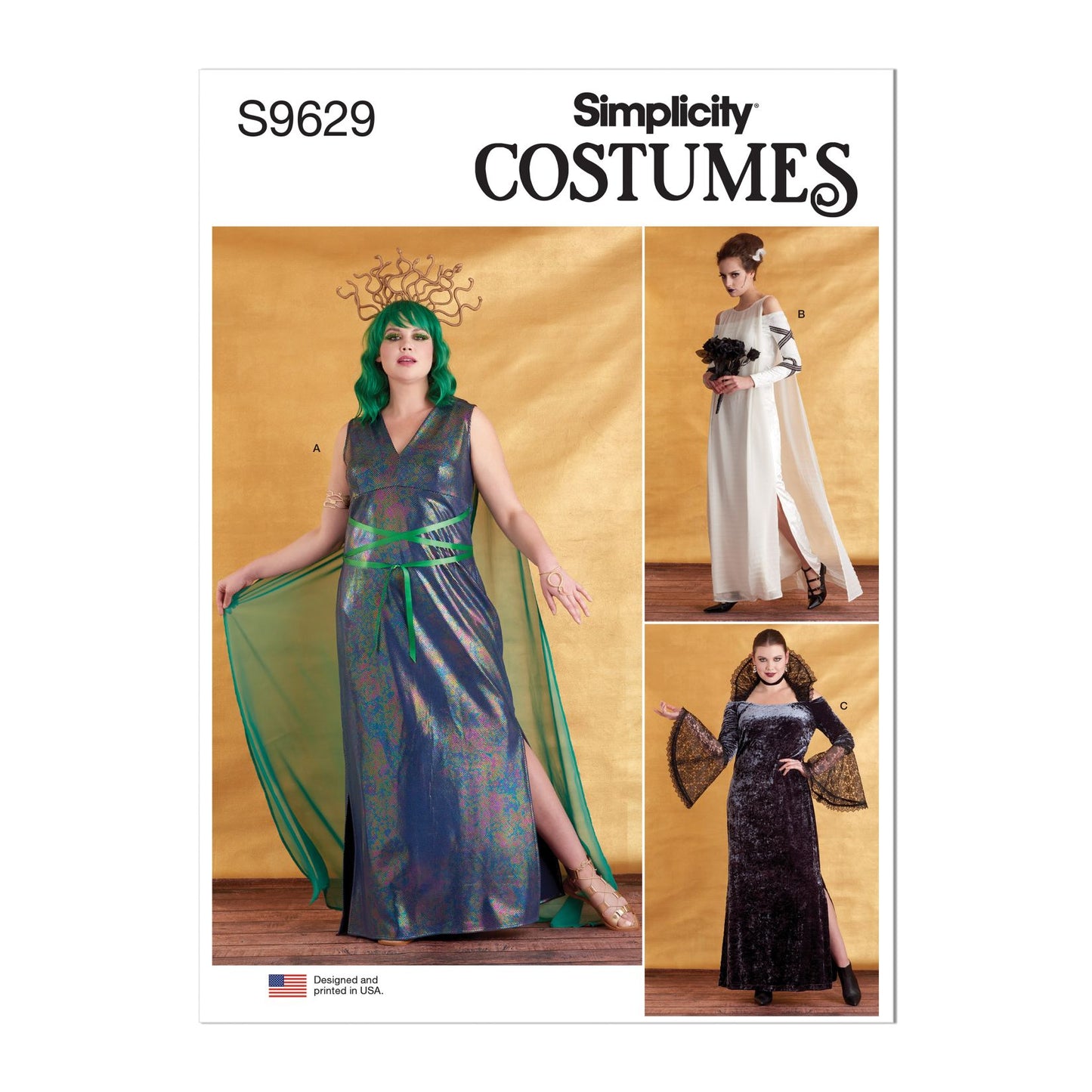 Symønster Simplicity 9629 - Kostyme - Dame - Karneval | Bilde 7