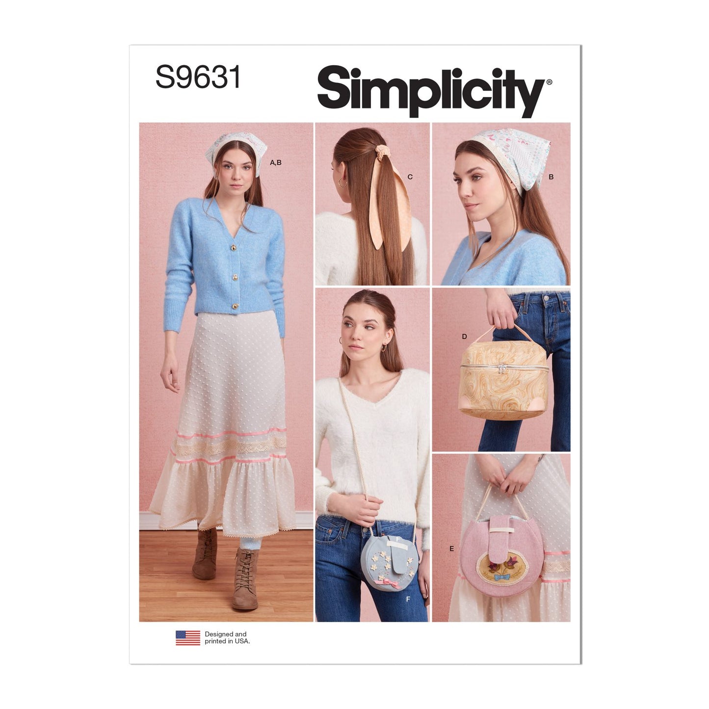 Symønster Simplicity 9631 - Skjørt - Dame - Tilbehør | Bilde 6