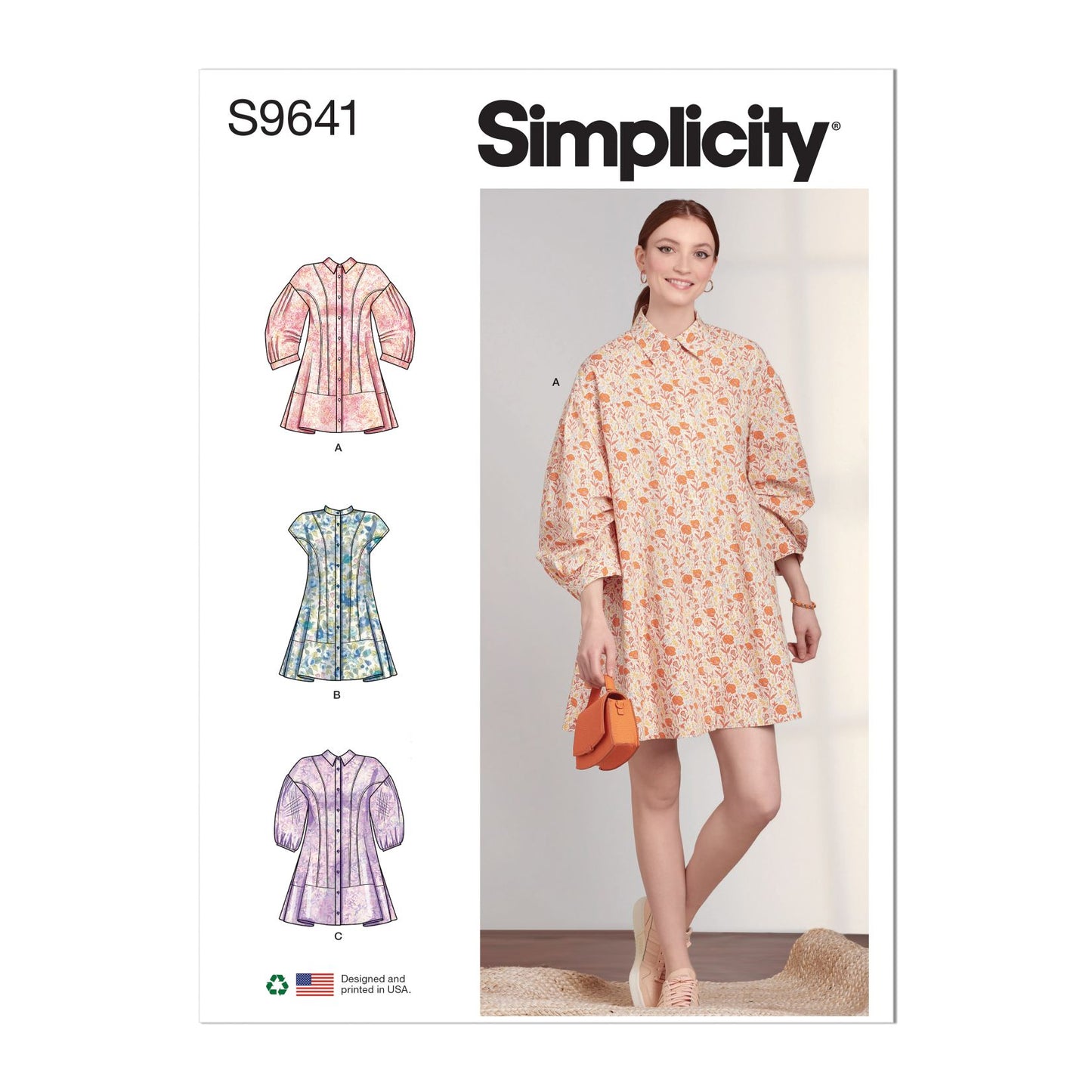 Symønster Simplicity 9641 - Kjole Skjorte - Dame | Bilde 6