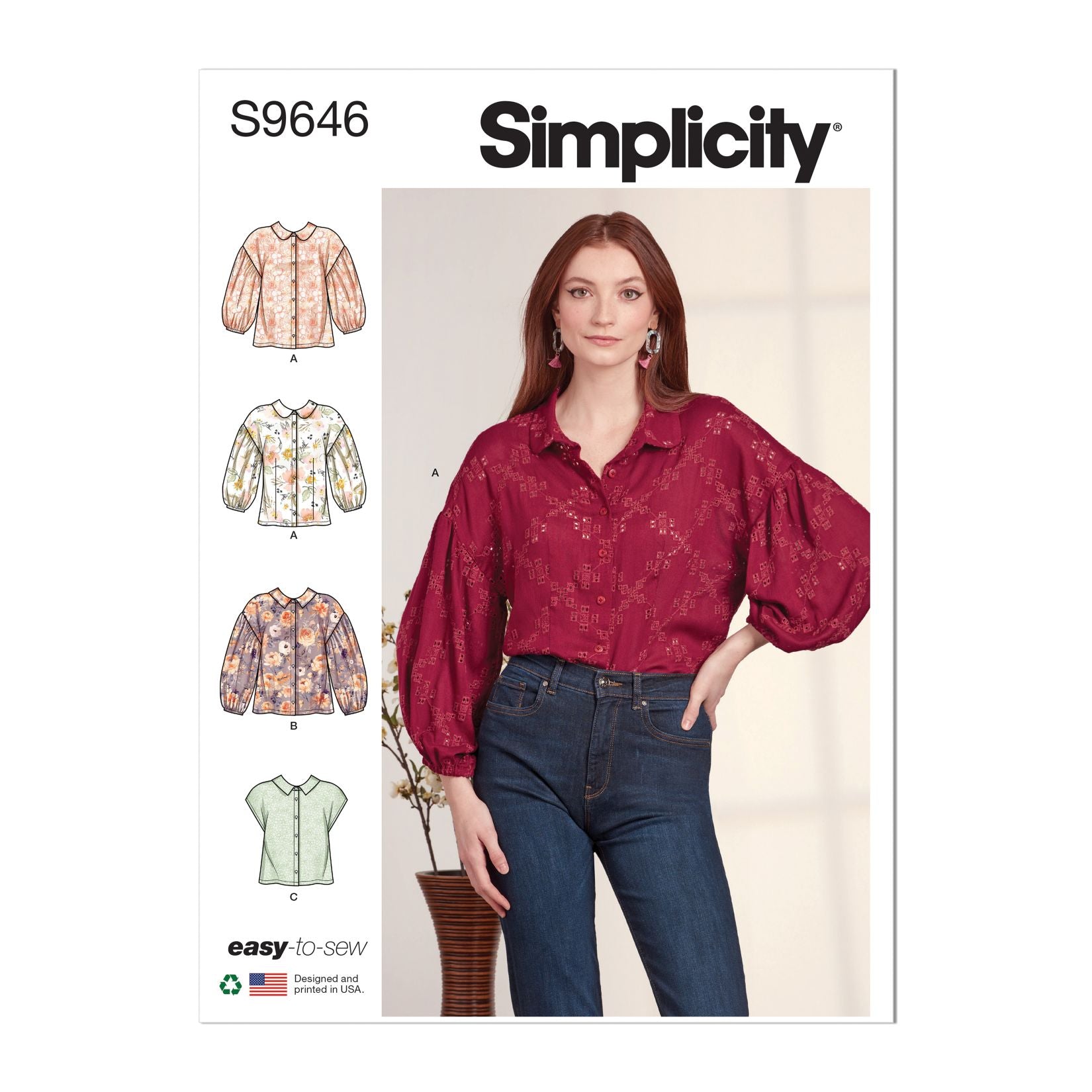 Symønster Simplicity 9646 - Topp - Dame | Bilde 7