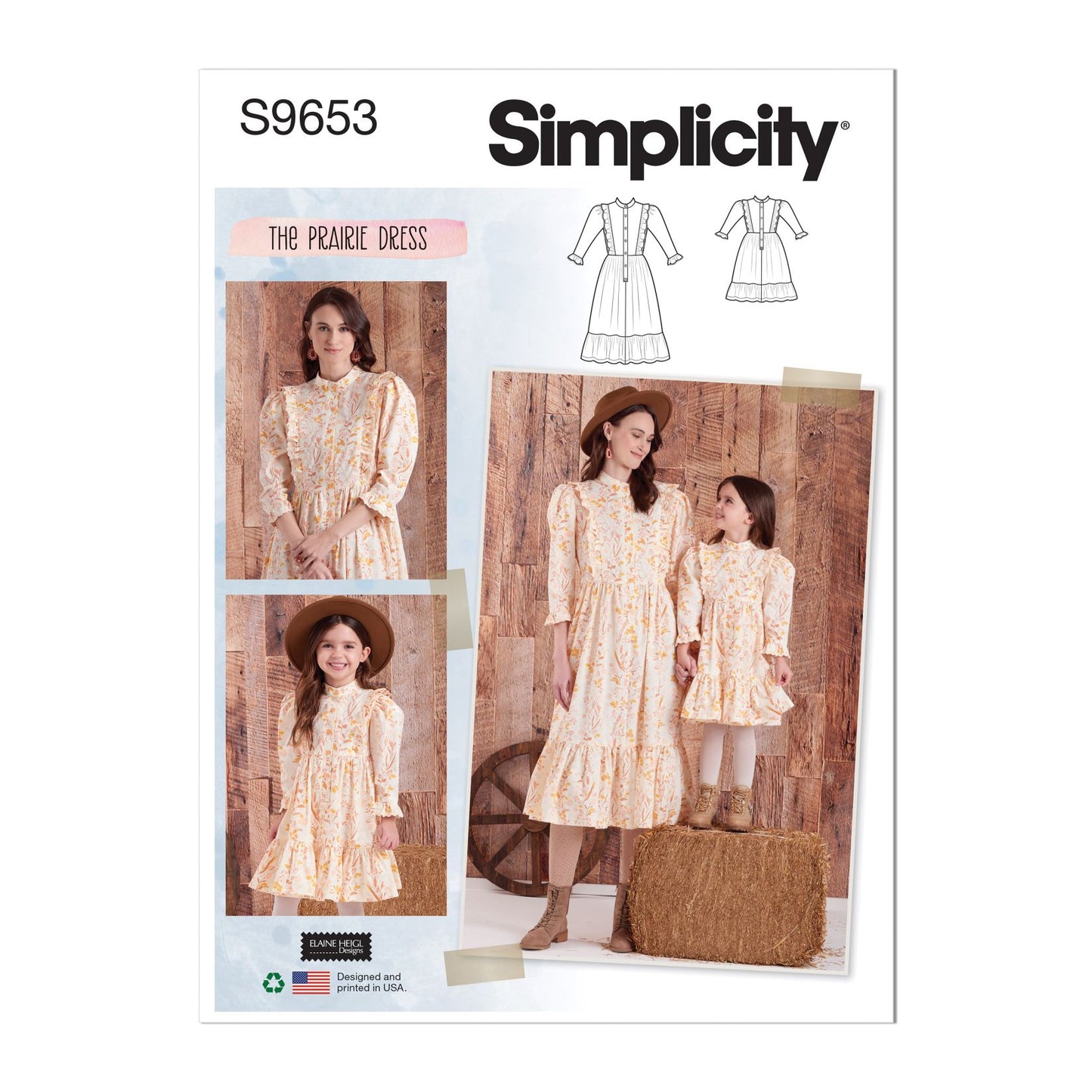 Symønster Simplicity 9653 - Kjole Skjørt - Dame | Bilde 5