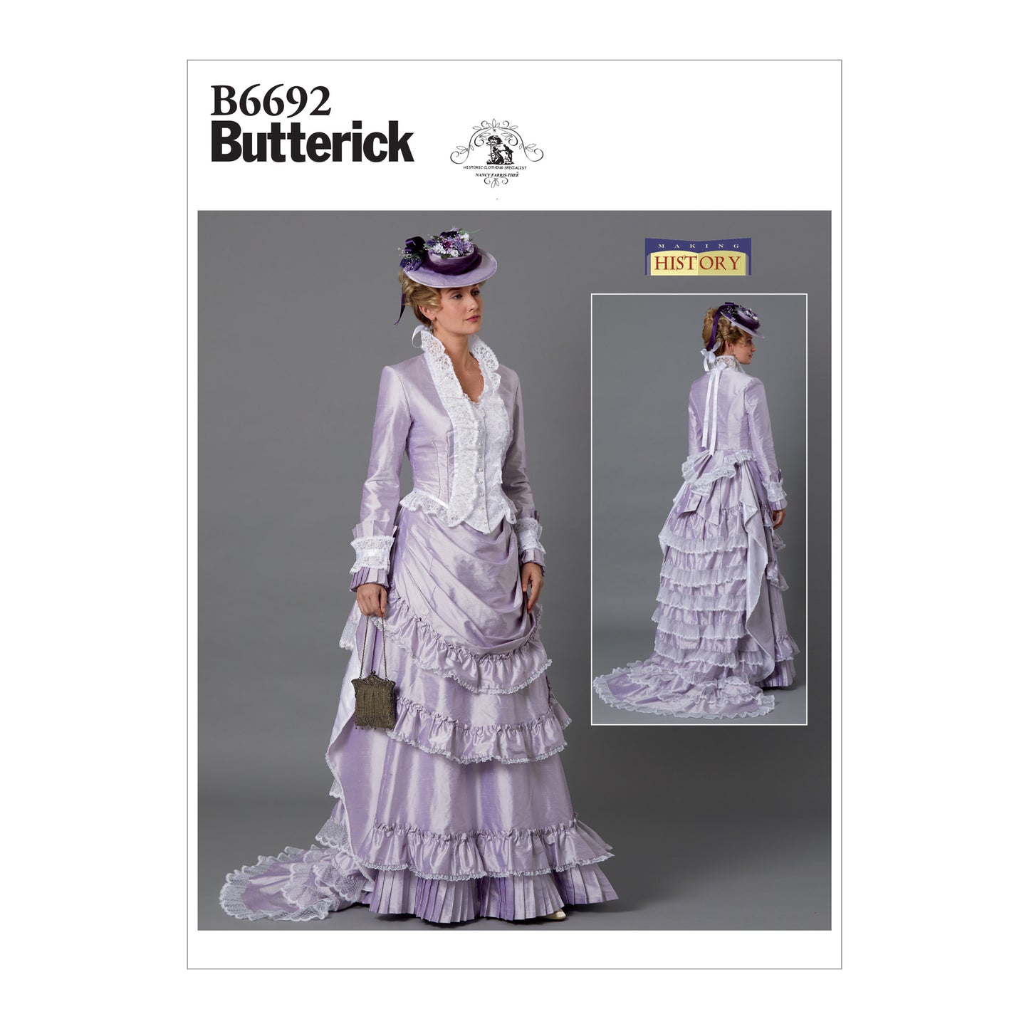 Symønster Butterick 6692 - Jakke Kostyme Skjørt - Dame - Karneval | Bilde 1