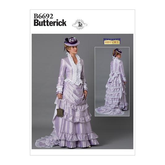 Symønster Butterick 6692 - Jakke Kostyme Skjørt - Dame - Karneval | Bilde 1