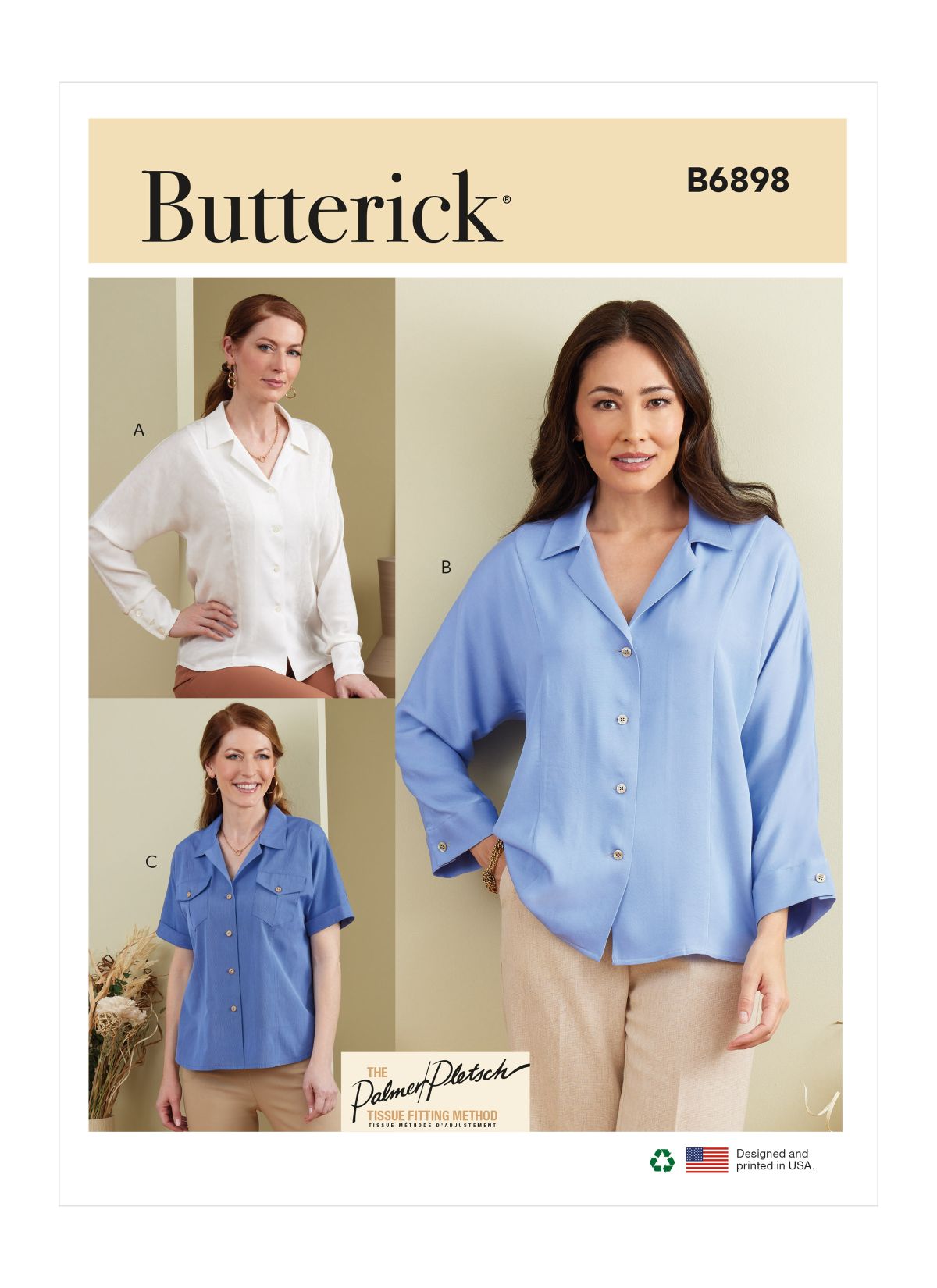 Symønster Butterick 6898 - Skjorte - Dame | Bilde 7