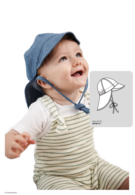 Symønster PDF-symønster - Allt om handarbete 0619 - 128 - Baby - Hatt | Bilde 1