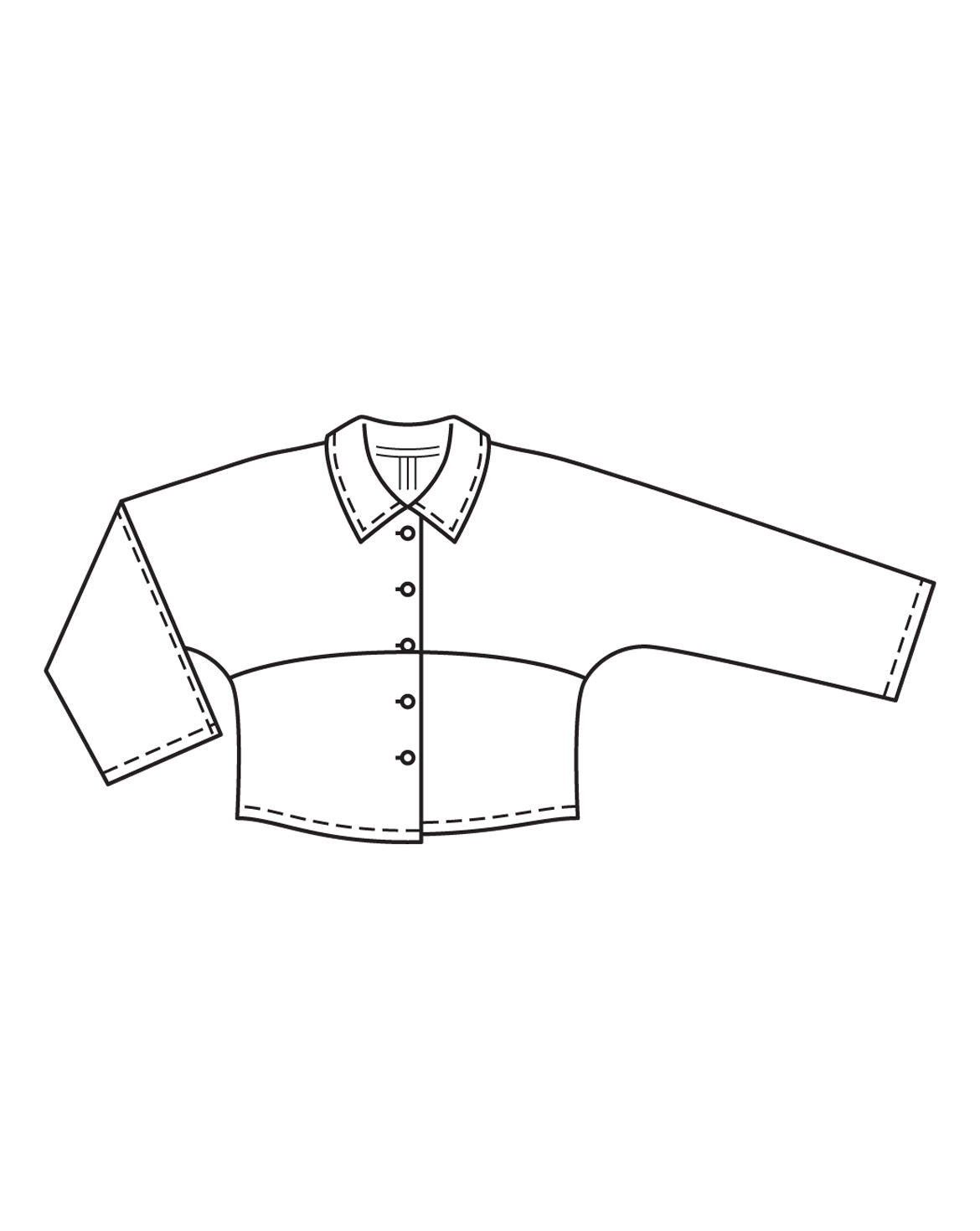 Symønster Burda 5887 - Bluse Skjorte - Dame | Bilde 5