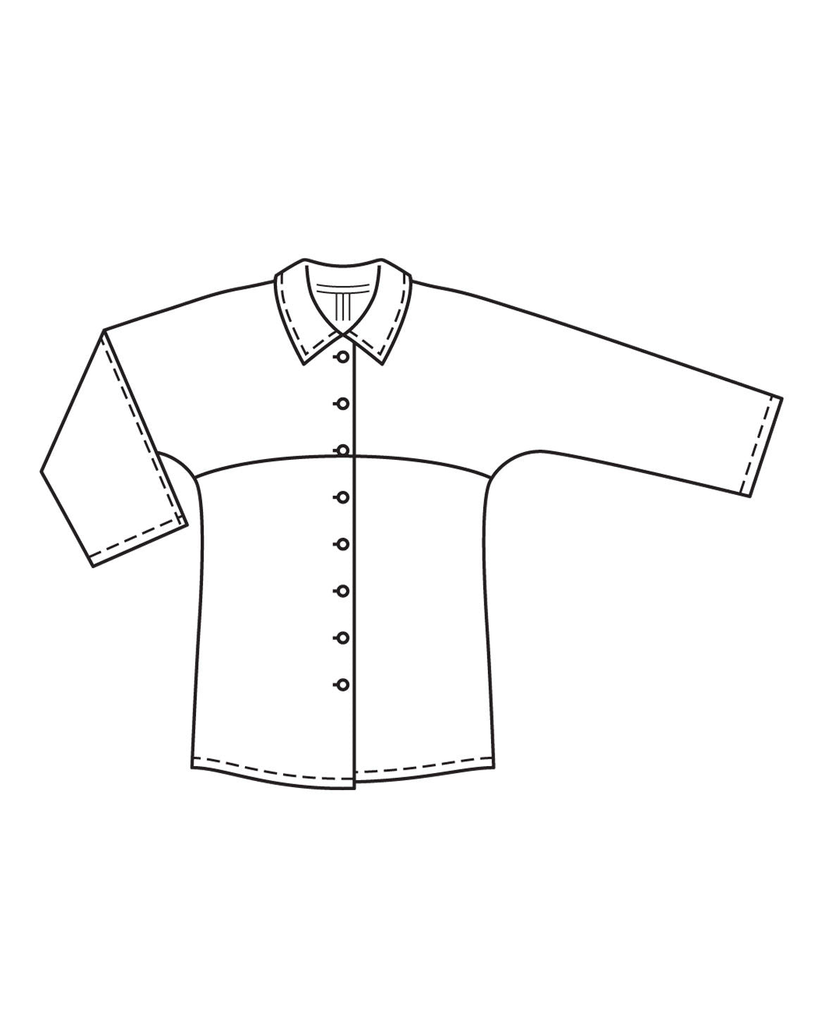 Symønster Burda 5887 - Bluse Skjorte - Dame | Bilde 15