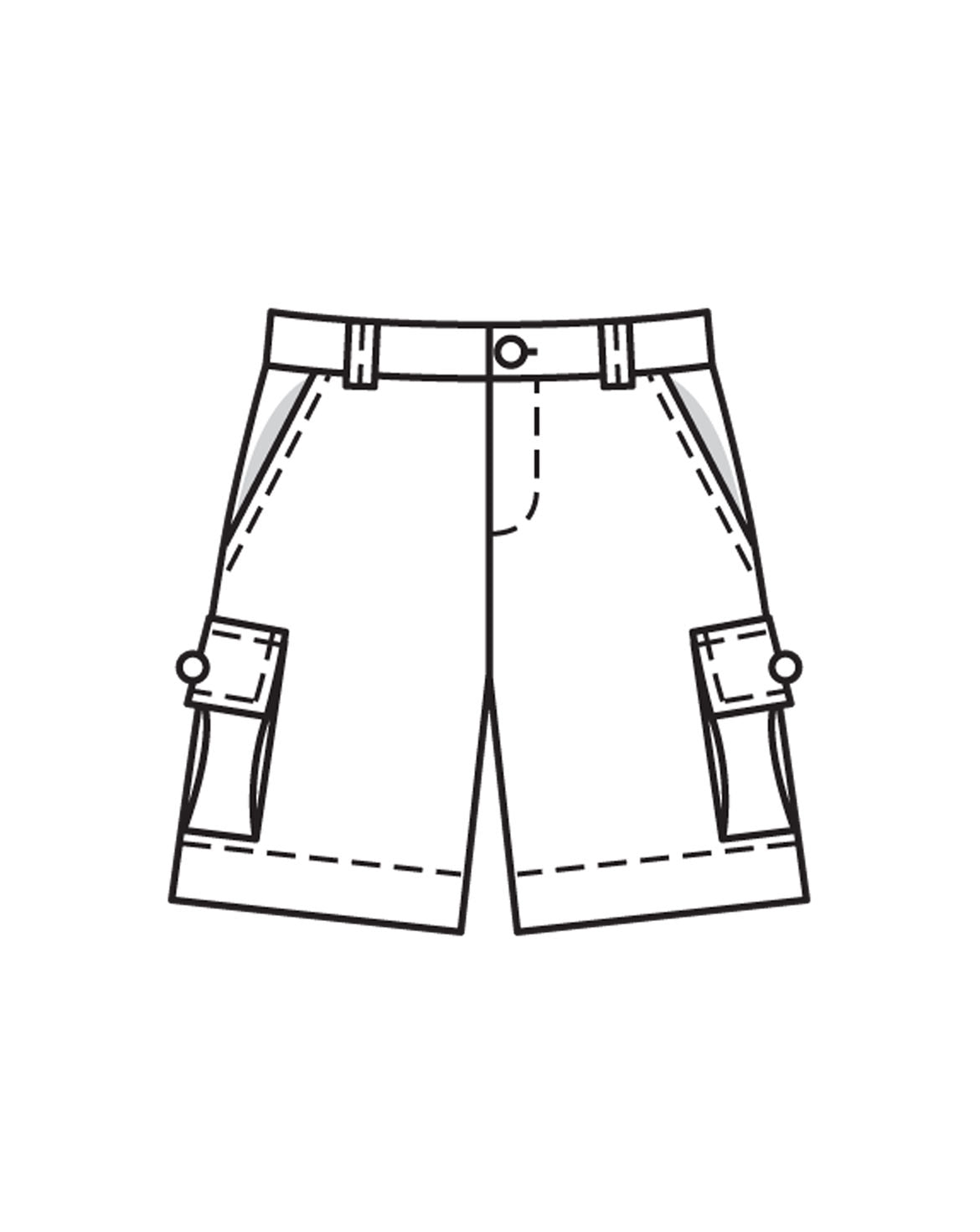 Symønster Burda 9243 - Bukse Shorts - Gutt | Bilde 5