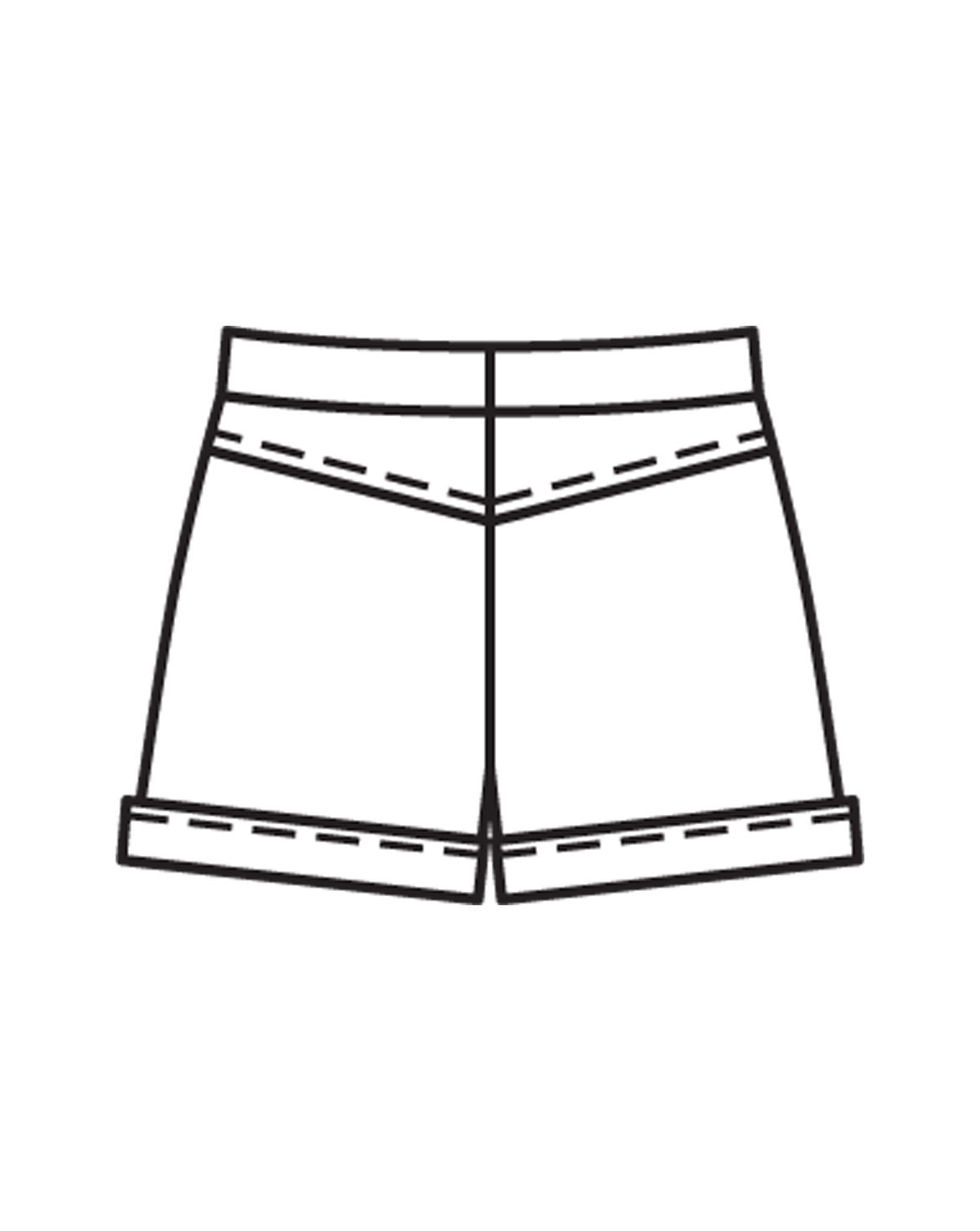 Symønster Burda 9243 - Bukse Shorts - Gutt | Bilde 9
