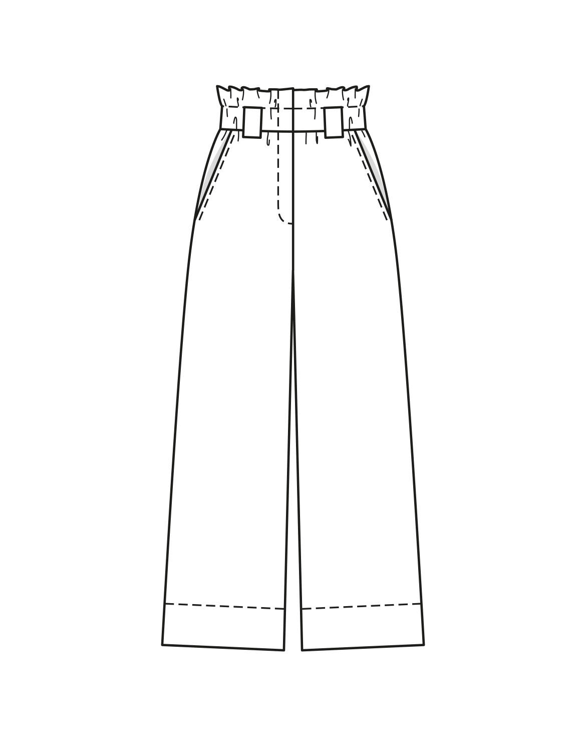 PDF-symønster - Burda 5912 - Bukse Shorts - Dame | Bilde 5