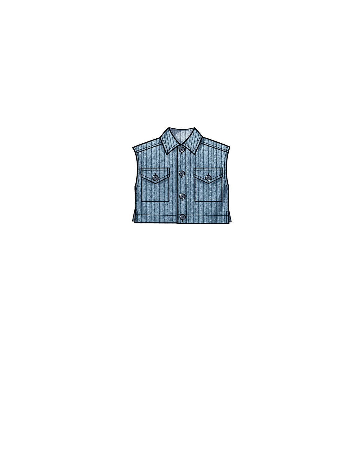 Symønster New Look N6746 - Bukse Vester Skjorte Genser - Jente Gutt | Bilde 4