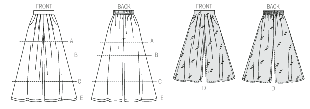 Symønster McCall´s 7131 - Bukse Shorts - Dame | Bilde 9