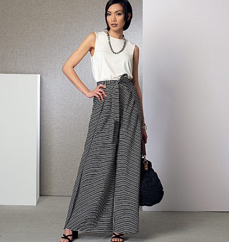 Symønster Vogue Patterns 9191 - Topp Bukse Shorts Tunika - Dame | Bilde 3