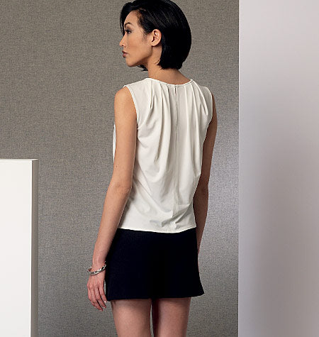 Symønster Vogue Patterns 9191 - Topp Bukse Shorts Tunika - Dame | Bilde 6