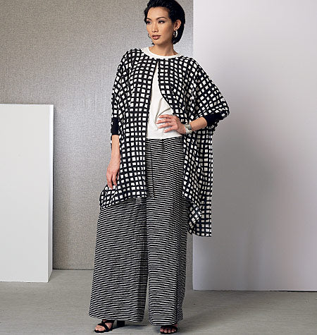 Symønster Vogue Patterns 9191 - Topp Bukse Shorts Tunika - Dame | Bilde 8