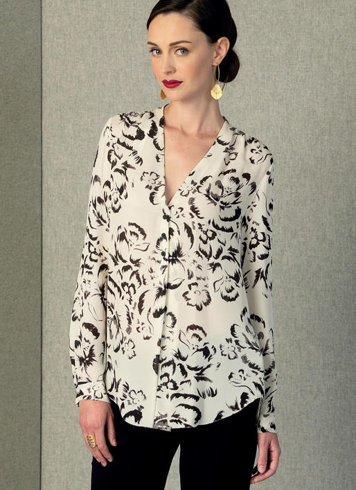 Symønster Vogue Patterns 1412 - Topp - Dame | Design: Rebecca Taylor | Bilde 2
